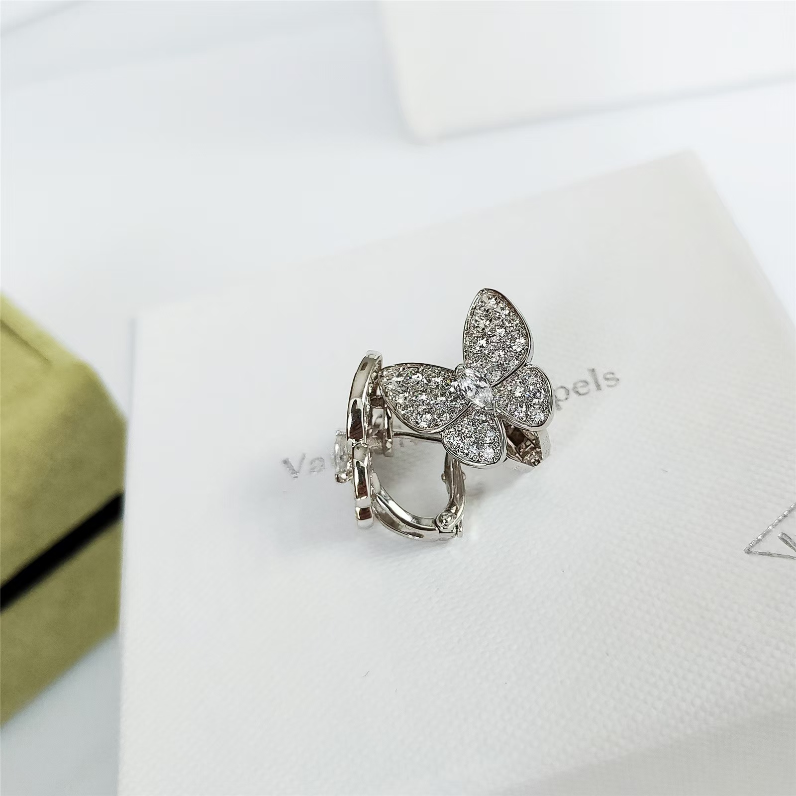 VCA Two Butterfly Earrings - Original Replica Club
