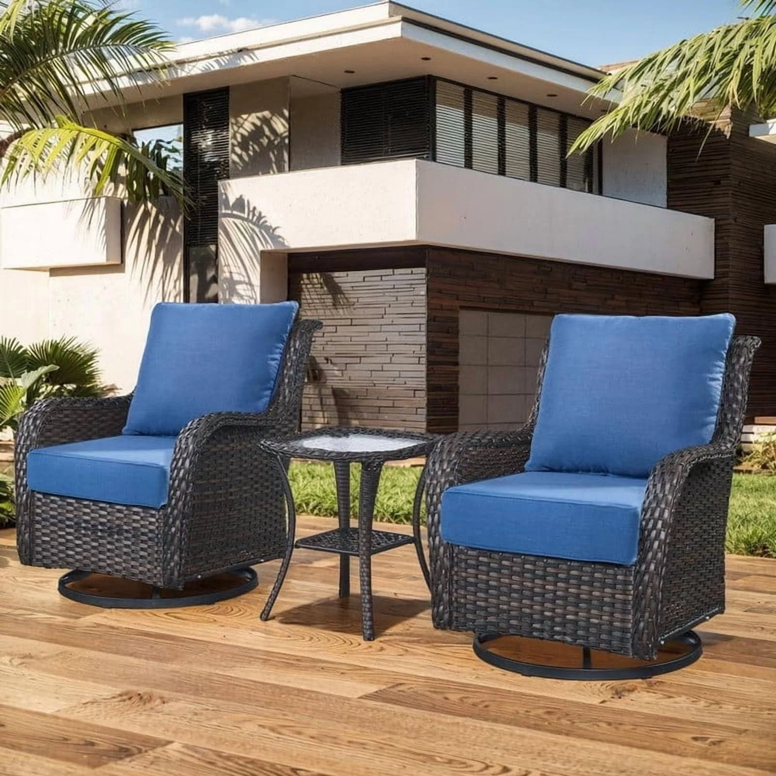 Bellefurn Outdoor Deep Seat Cushion 24 X 24 X 6 inch for Patio Furniture,Outdoor Chair Cushions Waterproof & Fade Resistant Patio Furniture Cushions for Wicker Chair, Sofa, Couch - Image 2