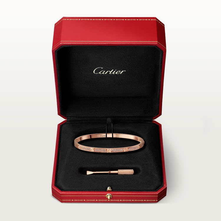 Replicate LOVE bracelet, small model, paved(1:1 replica) - Original Replica Club