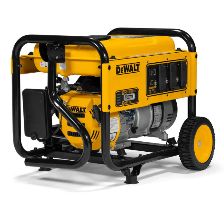 WAYFAIR DEWALT 6500-Watt Manual Start Gas-Powered Portable Generator With Idle Control, Covered Outlets And CO Protect