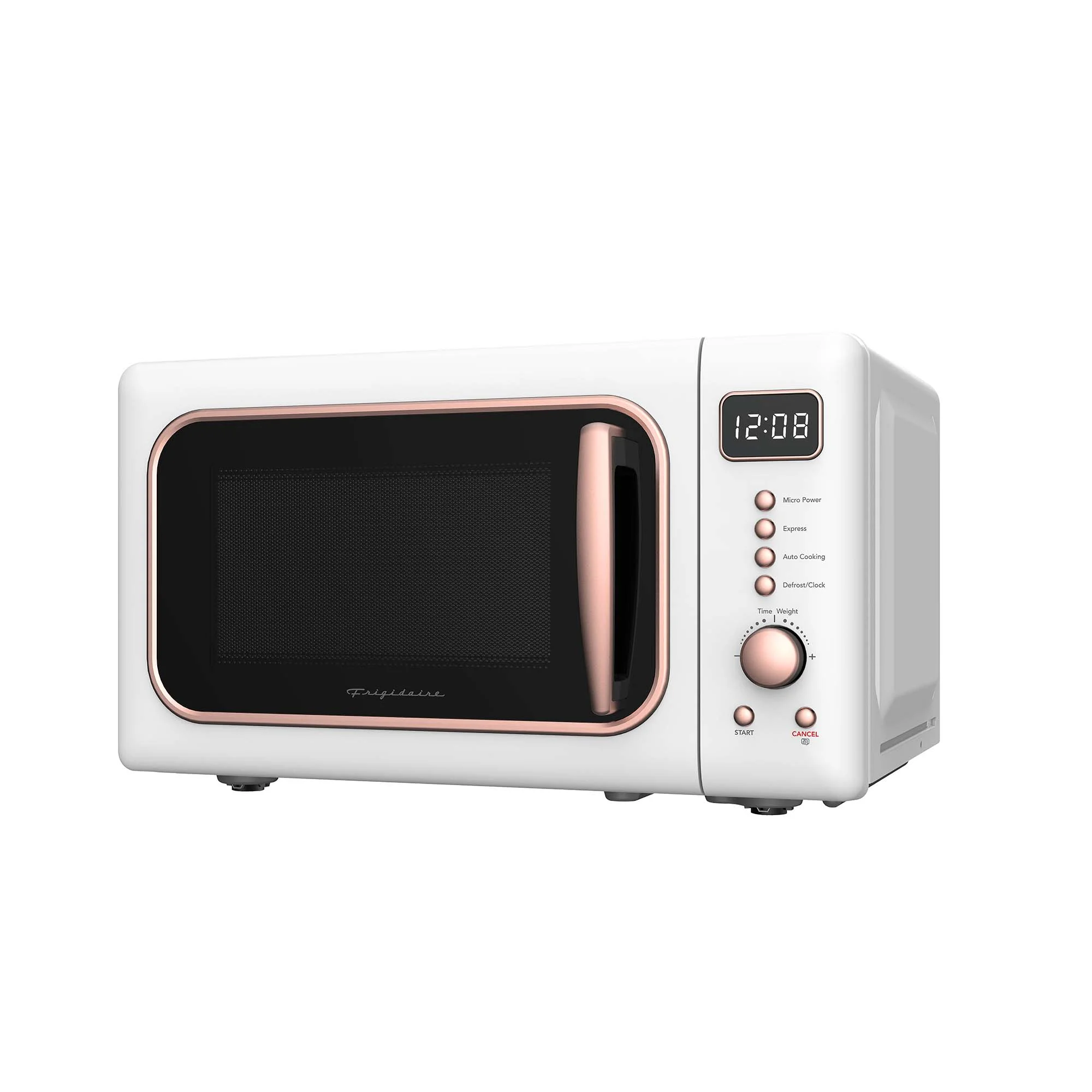 Frigidaire 0.7 Cu. Ft. Retro Countertop Microwave Oven, Black and Gold - Image 16