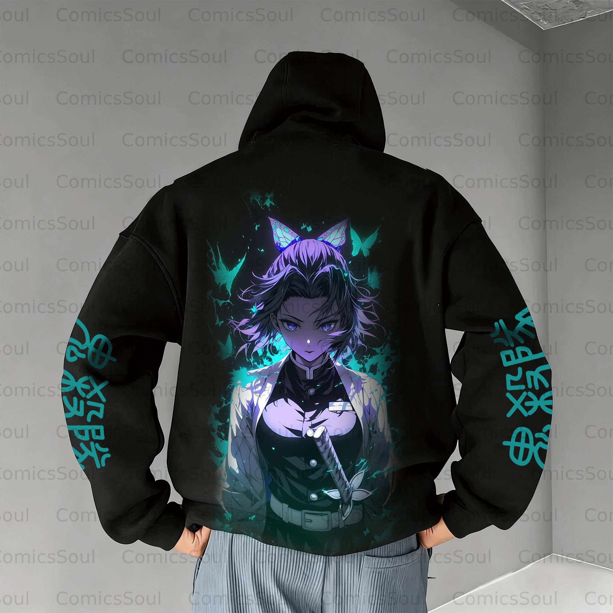 Unisex Anime Graphic Streetwear Vintage Hoodie