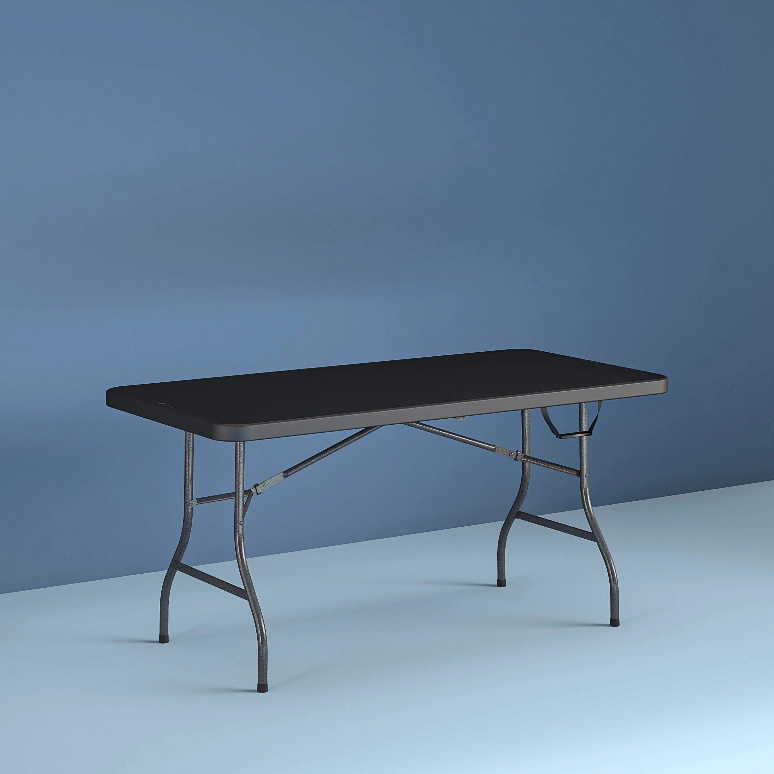 Cosco 6 Foot Centerfold Folding Table, Black - Image 21
