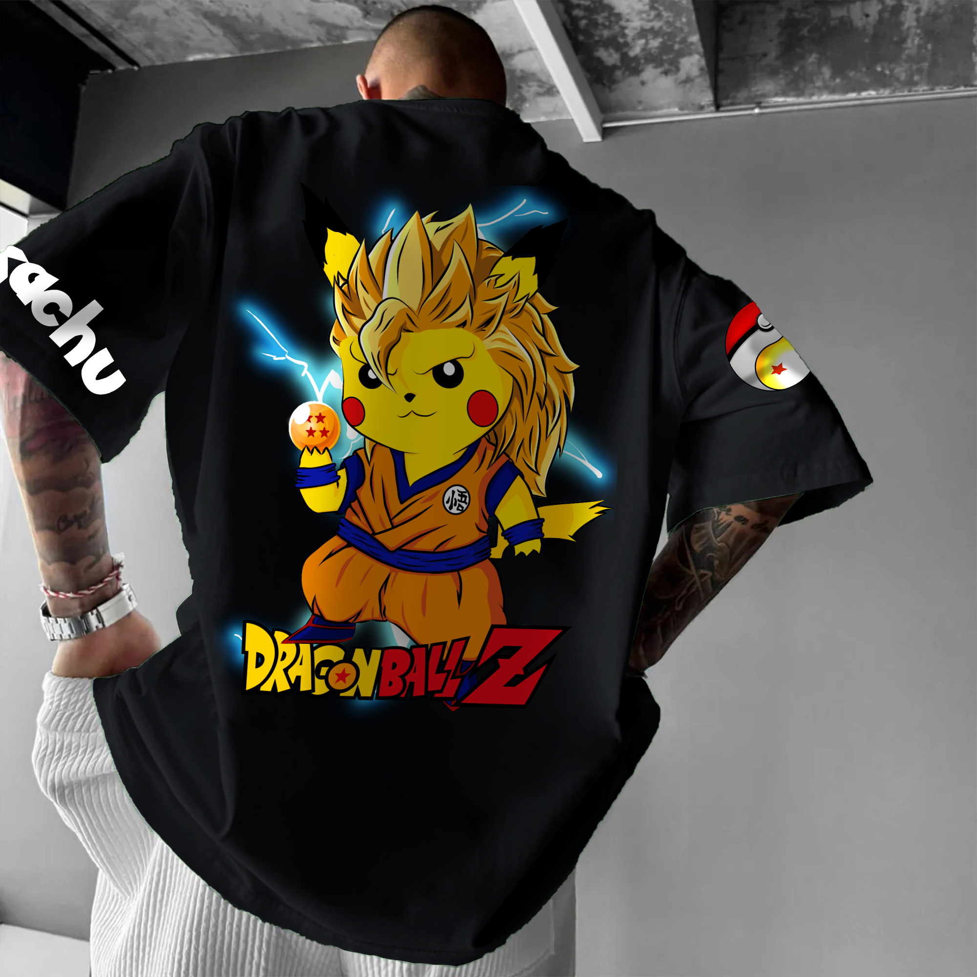 Unisex Anime Inspired Vintage T-Shirt丨Pikachu X Comicssoul