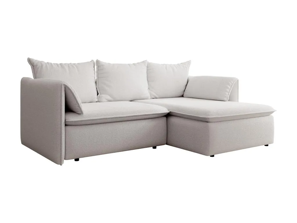 Sofá cama esquinero derecho de tela beige Decoesp BIAB94700