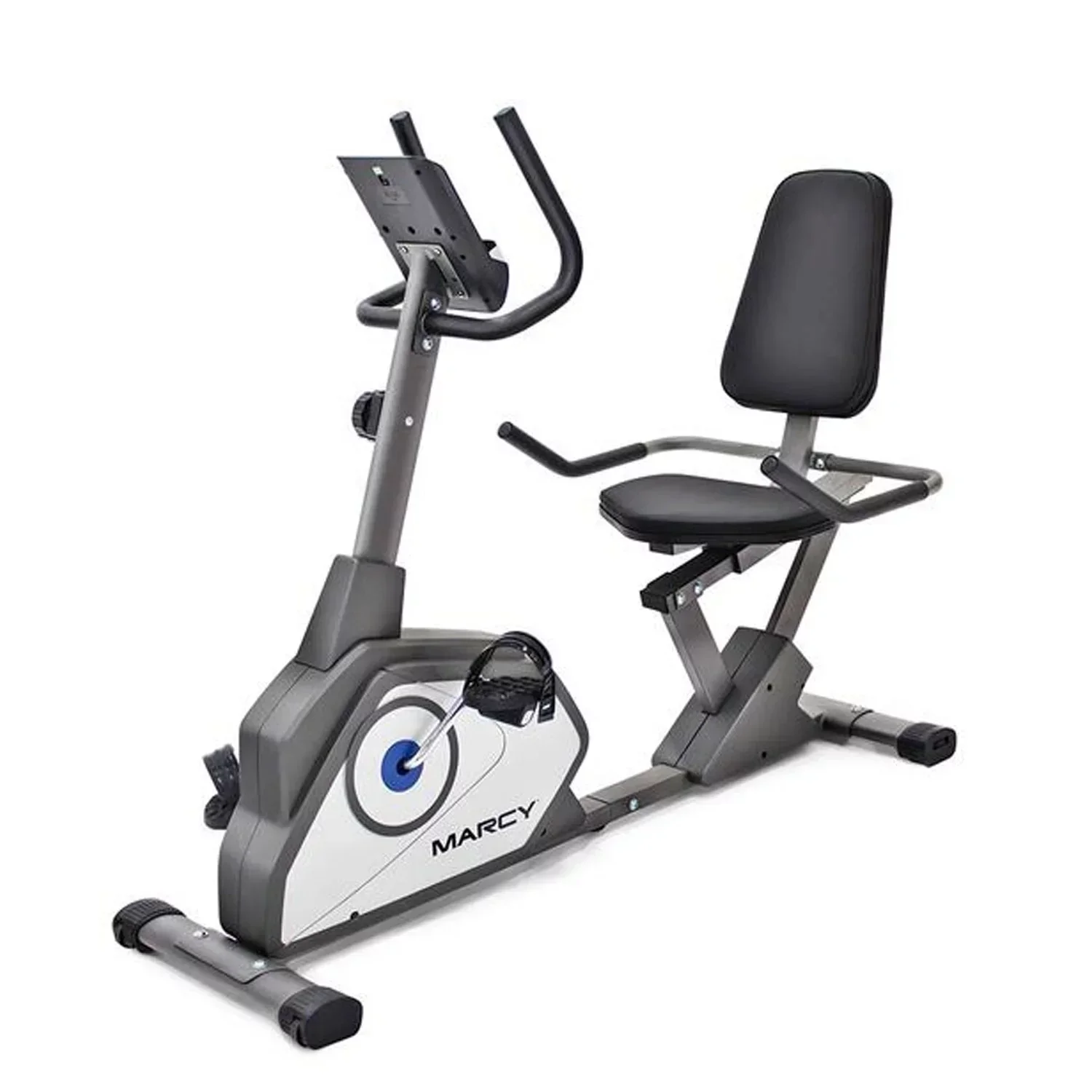 Impex Marcy Recumbent Exercise Bike, Black - NS-40502R