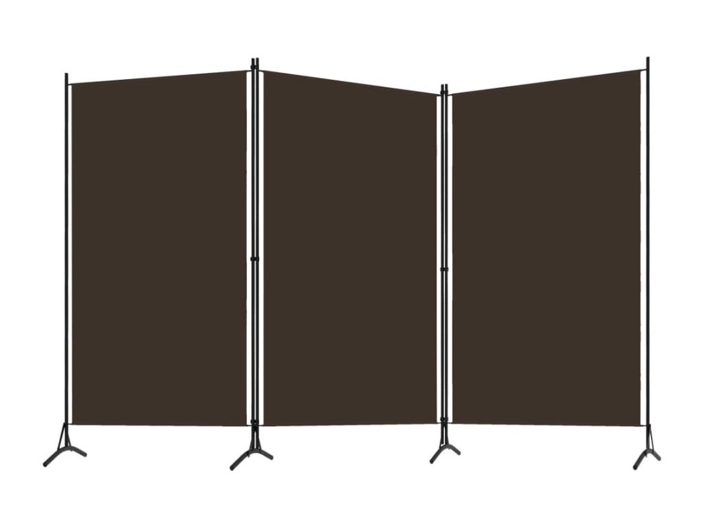 Tabique 3 paneles Marrón 260x180 cm