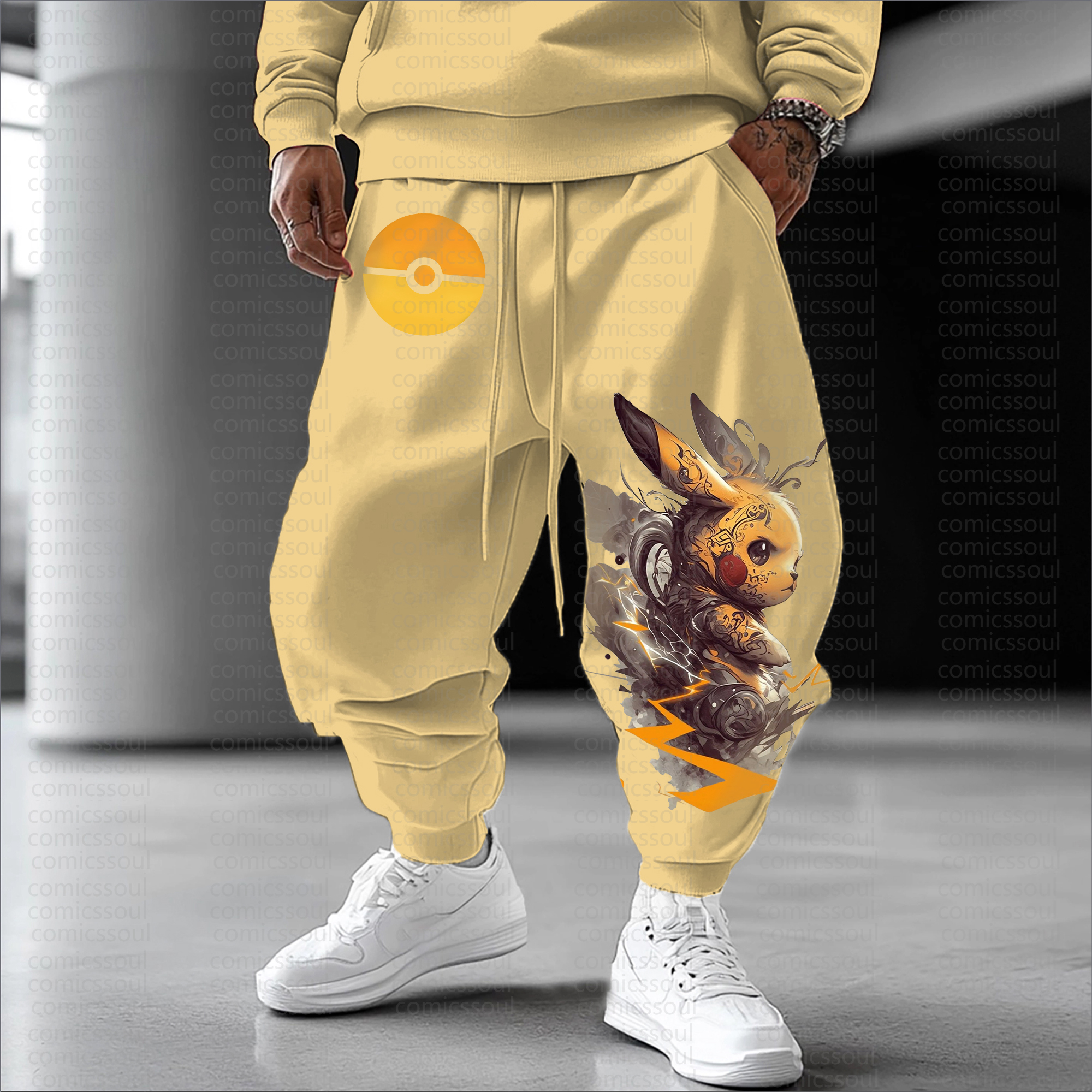 Unisex Anime Inspired Vintage Pants丨Comicssoul