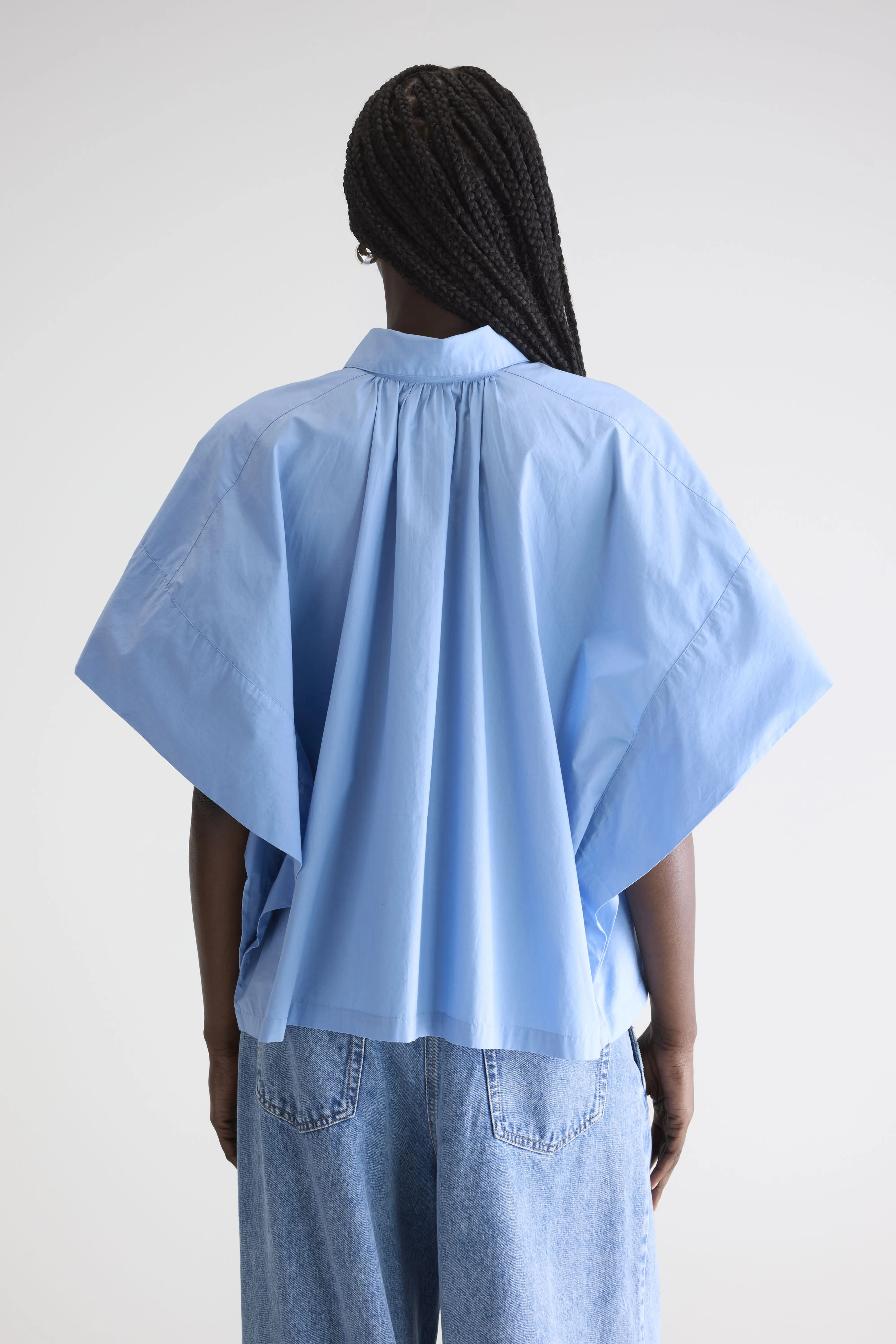 Bellerose Cairn short-sleeve shirt (252 / W / BLUE SHIRT)