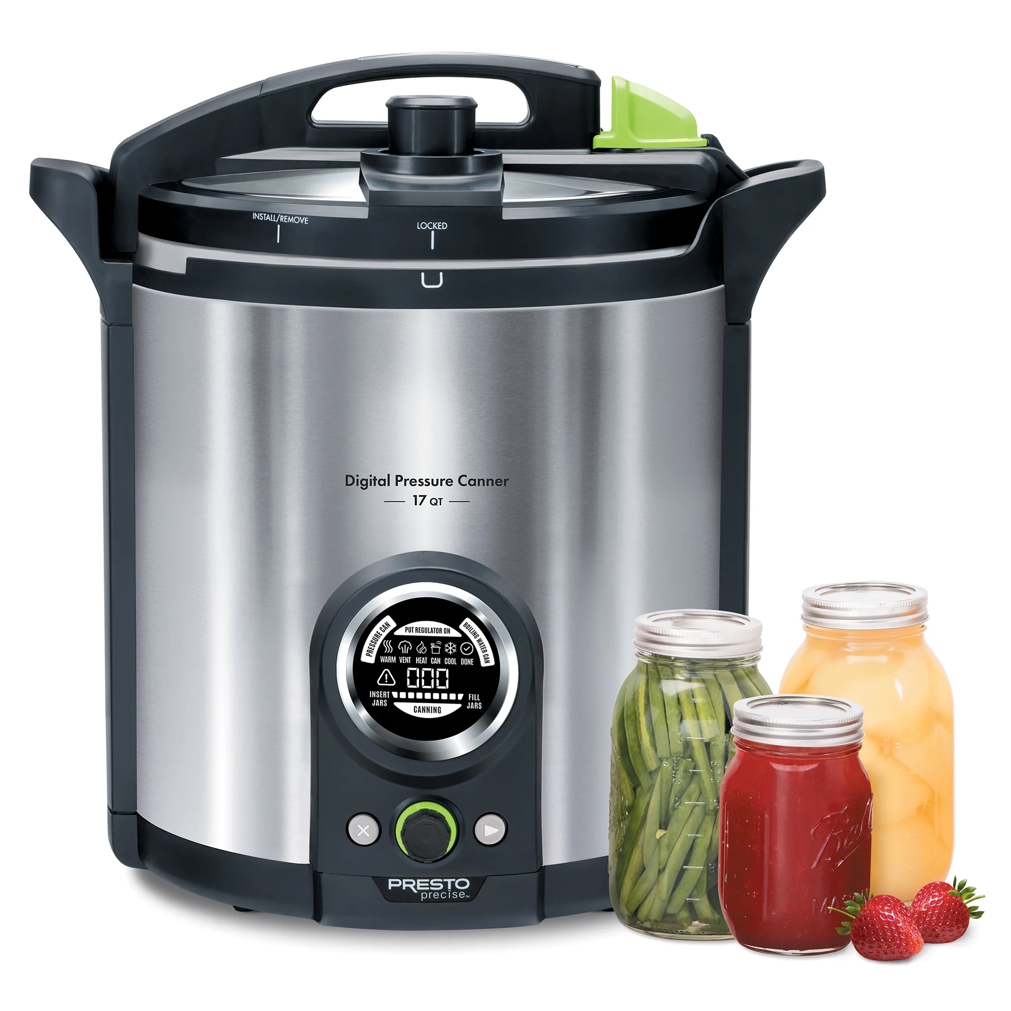 Presto Precise 02152 17 Qt Stainless Steel Electric Pressure Canner, Silver - Image 7