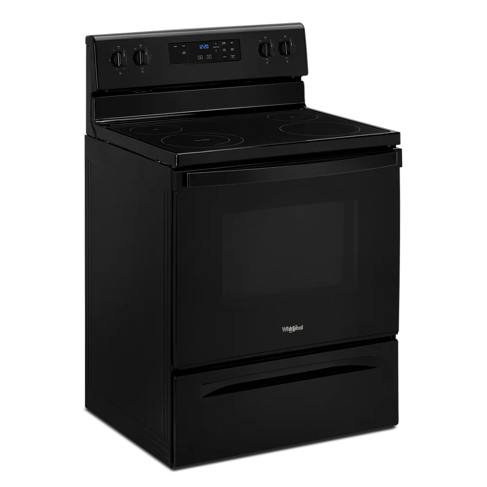 Whirlpool 30 in. 5.3 cu. ft. 4-Burner Electric Range in Black with Storage Drawer - Image 5