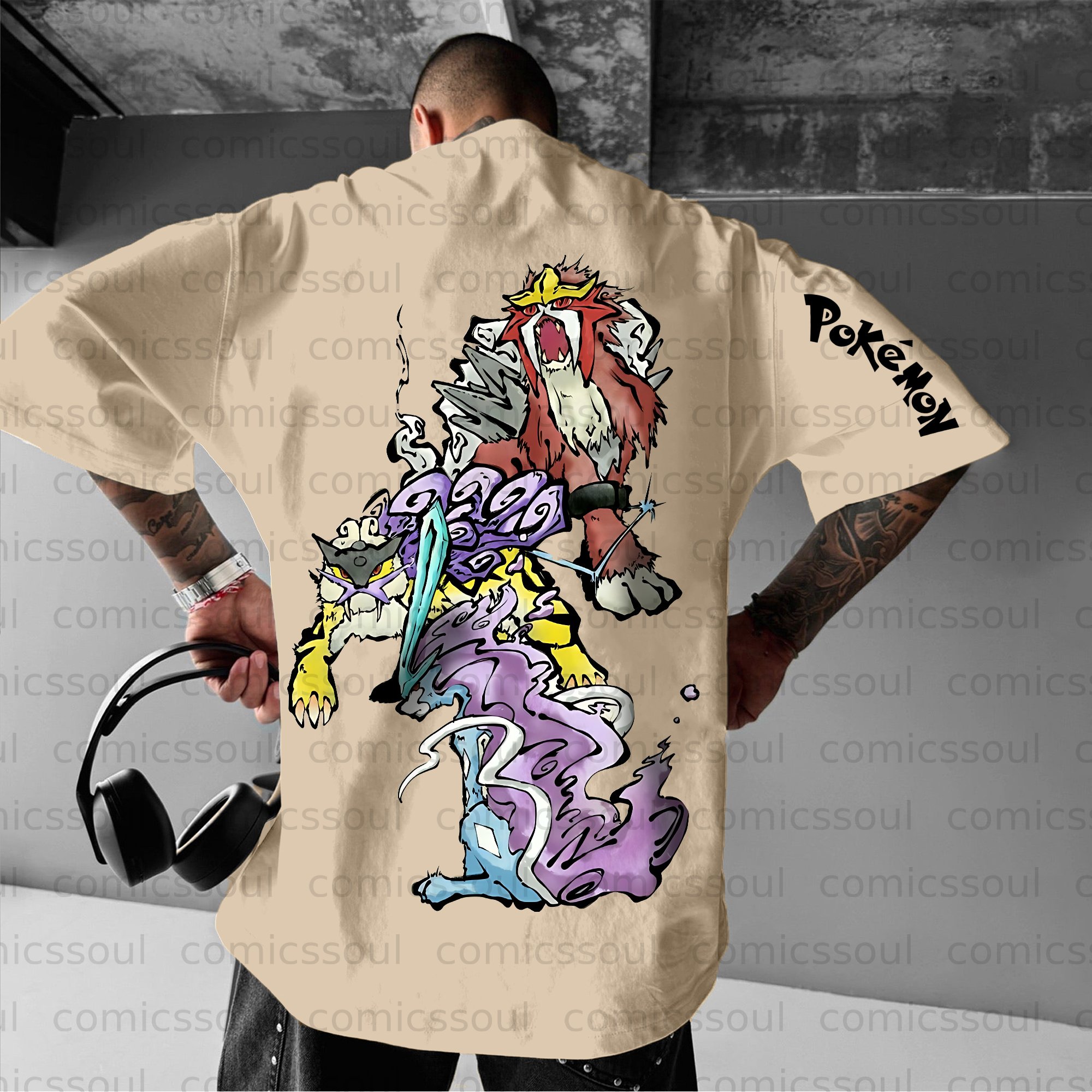 Unisex Anime Inspired Vintage T-Shirt