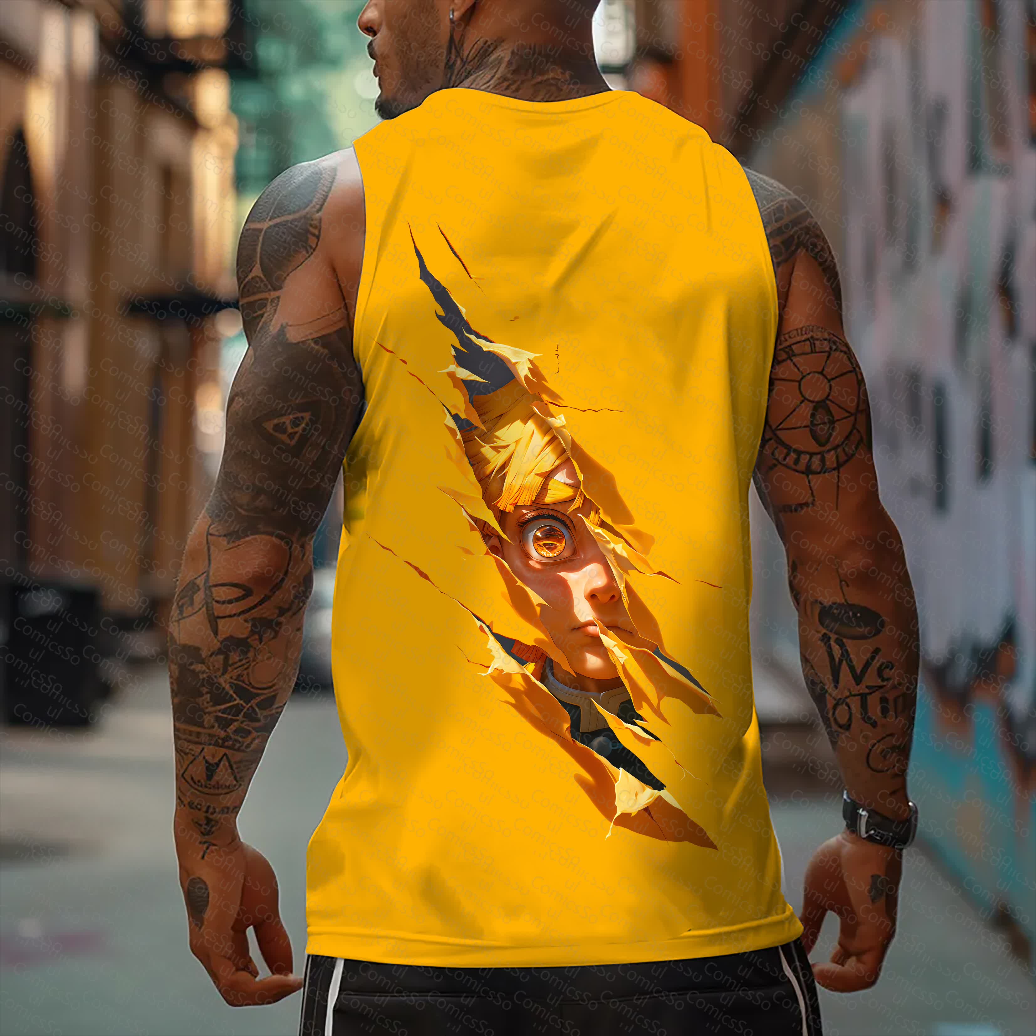 Unisex  “Comicssoul” Casual Anime  Tank Top