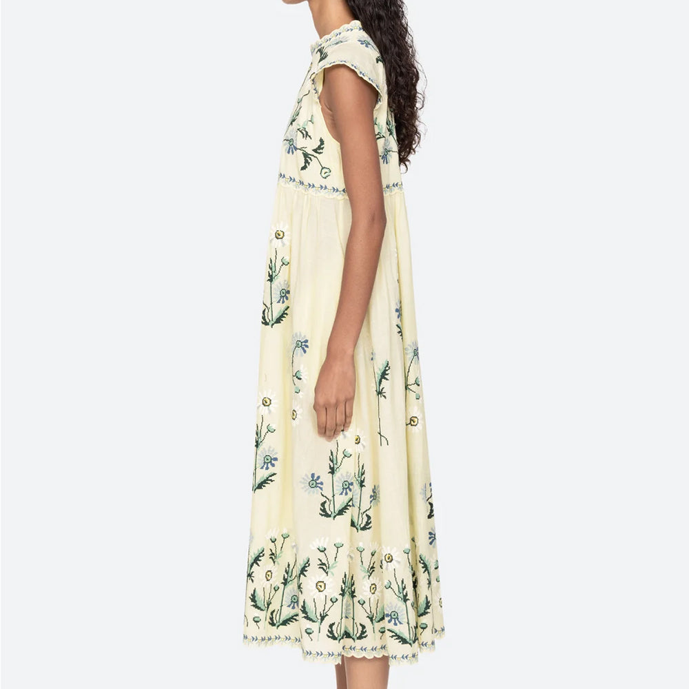Sea NY - Robe Audra - Jaune Beurre