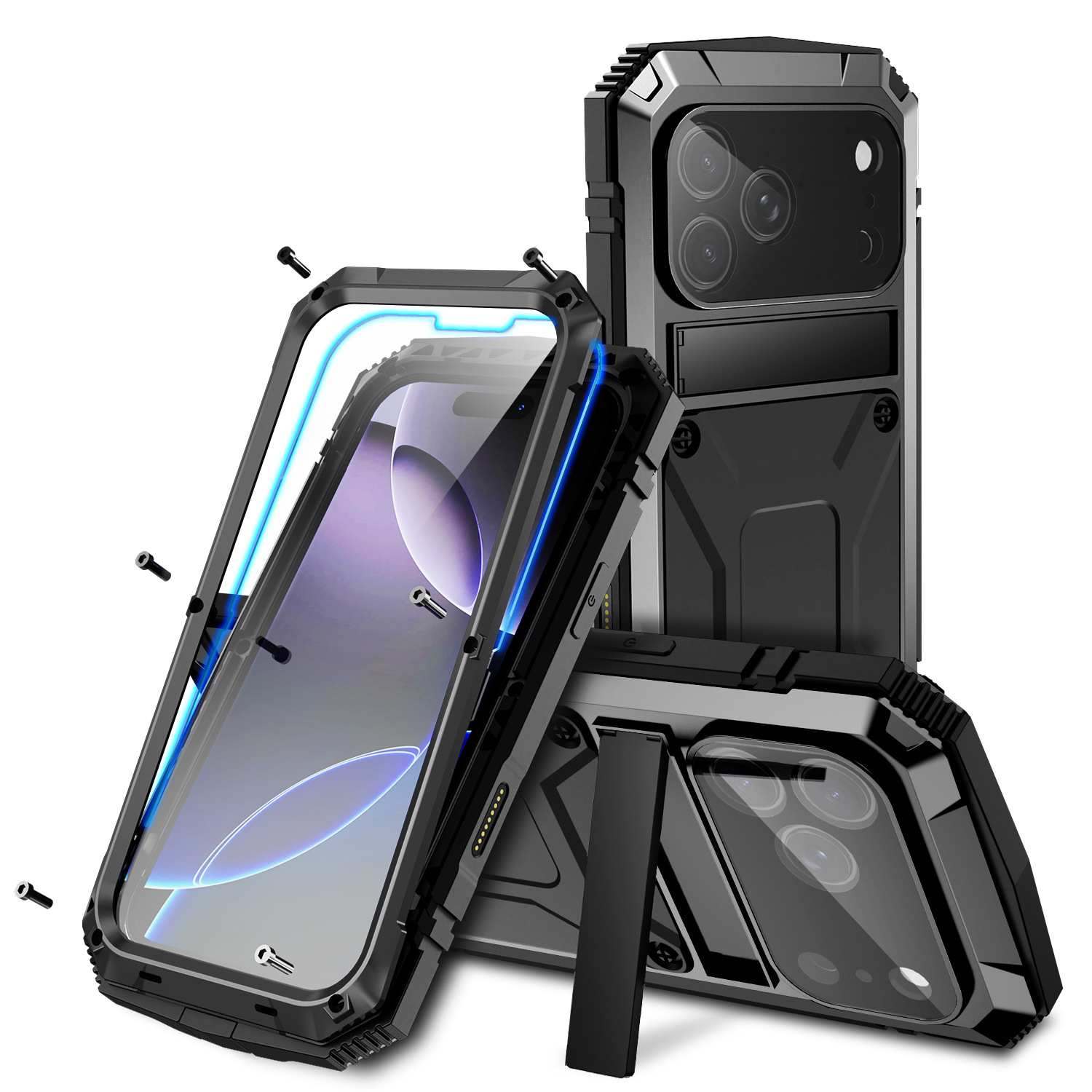 Tough as Nails: iPhone 17 Pro Max Metal Shockproof Case 🛡️