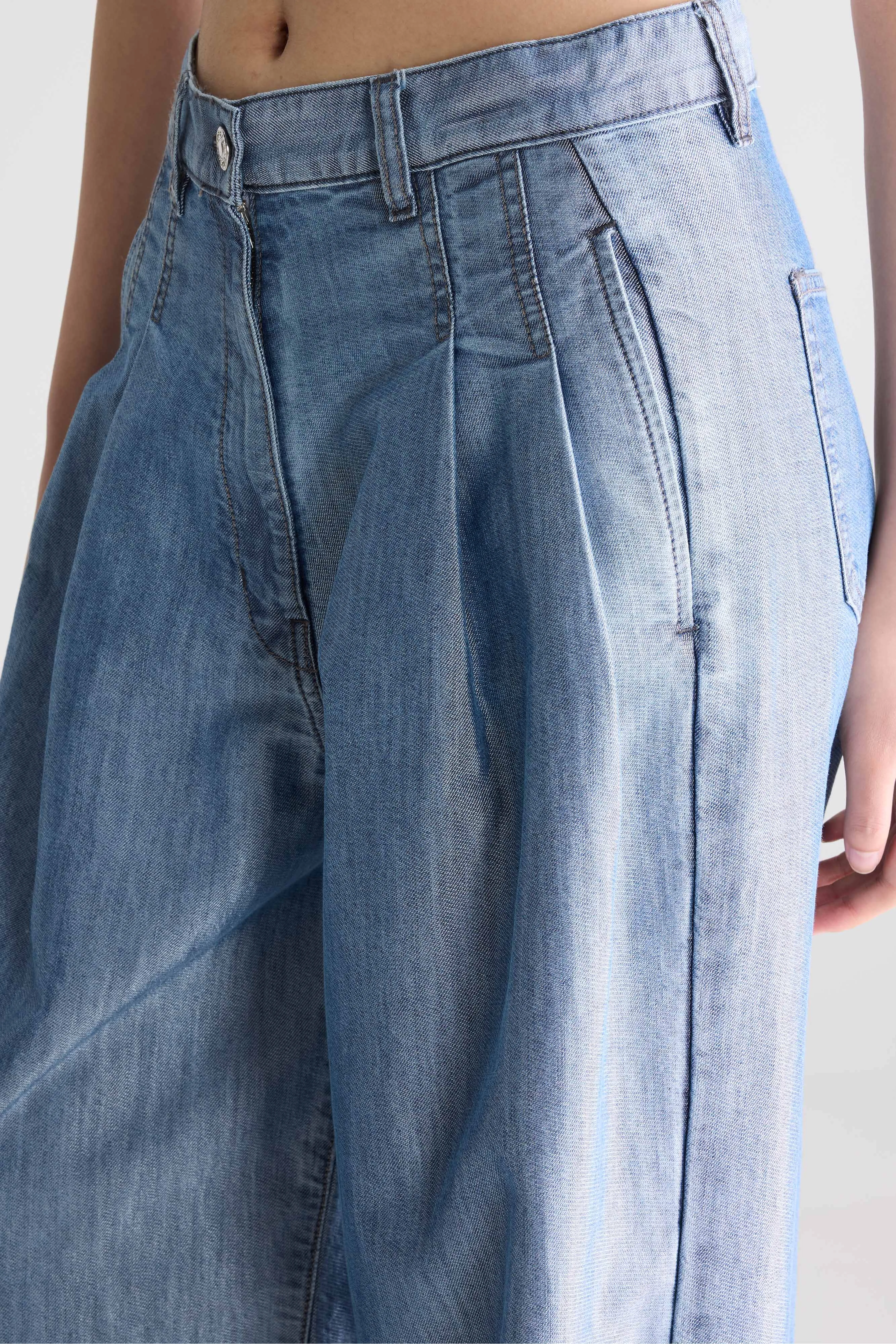 Bellerose Denim N. 74 - super-wide jeans (261 / W / GLASSY BLUE)