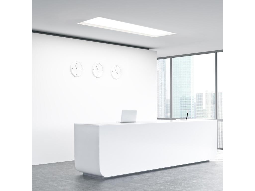 Panel LED 120x30 cm 40W 4000lm Microprismático (UGR17) LIFUD Laocacasas Neutro Individual 4000K LIFUD con Emergencia