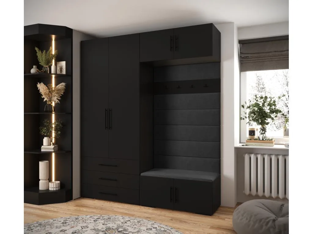 Boverdeco 3 armario con puertas batientes 236.7/200/47
