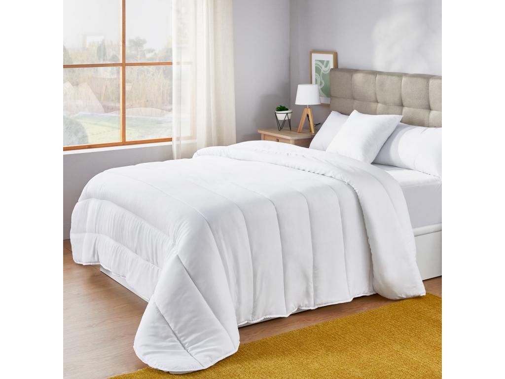 Edredón antialérgico de microfibra 300 gr, extrasuave 150x220cm Lujodec Home