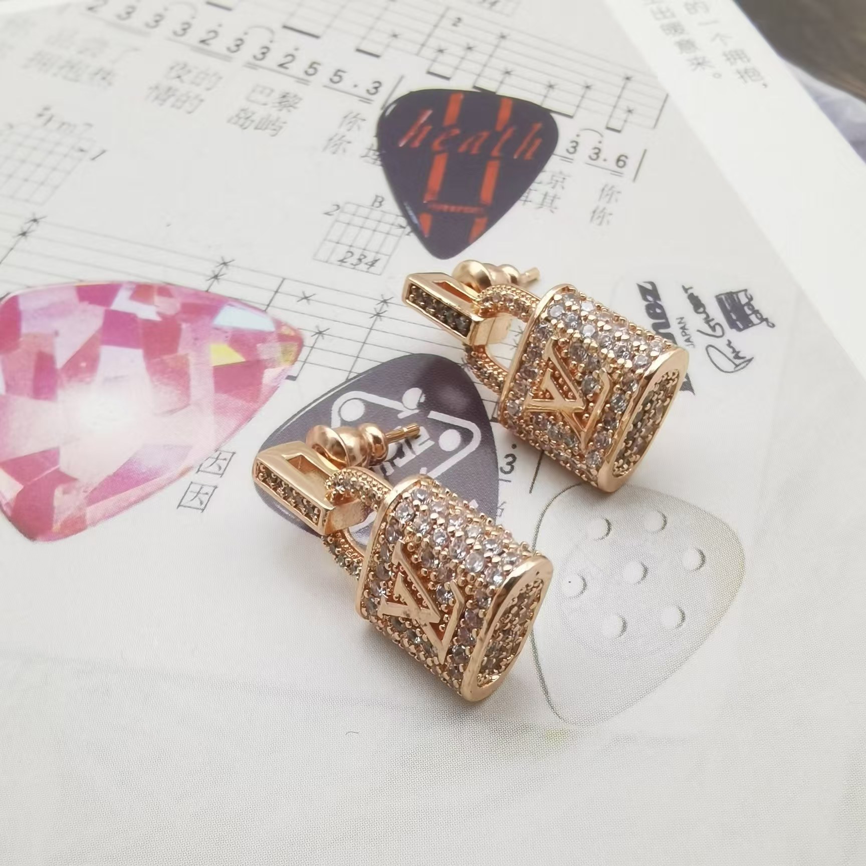 Louis Vuitton Lock Earrings - Original Replica Club