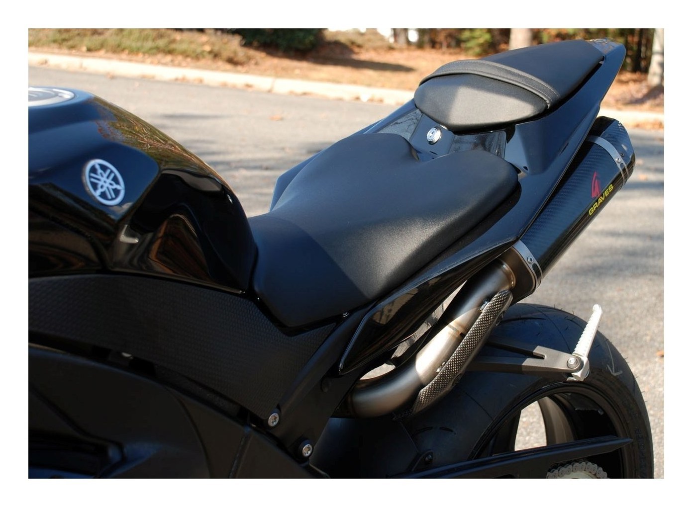 SportsBikeShop Graves Link Cat Eliminator Slip-On Exhaust Yamaha R1 2009-2014