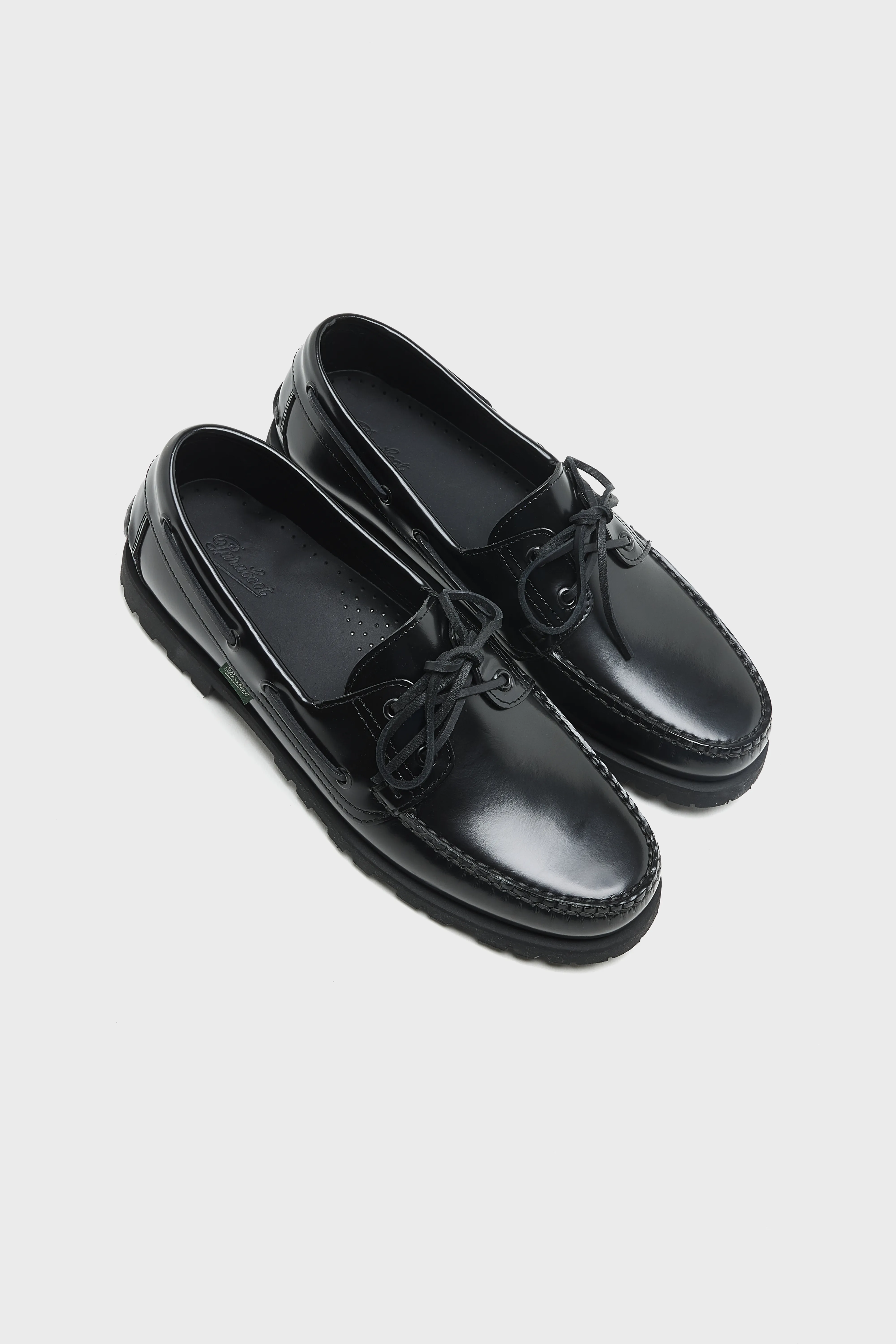 Bellerose Malo Boat Shoes for Men (261 / M / BLACK)