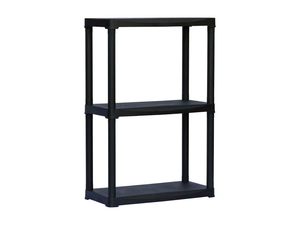 Armario de exterior Vivircalido Estante de exterior Armario de balcón multiusos con 1 estante Made in Italy 60x30h90 cm Antracita ppxg63536