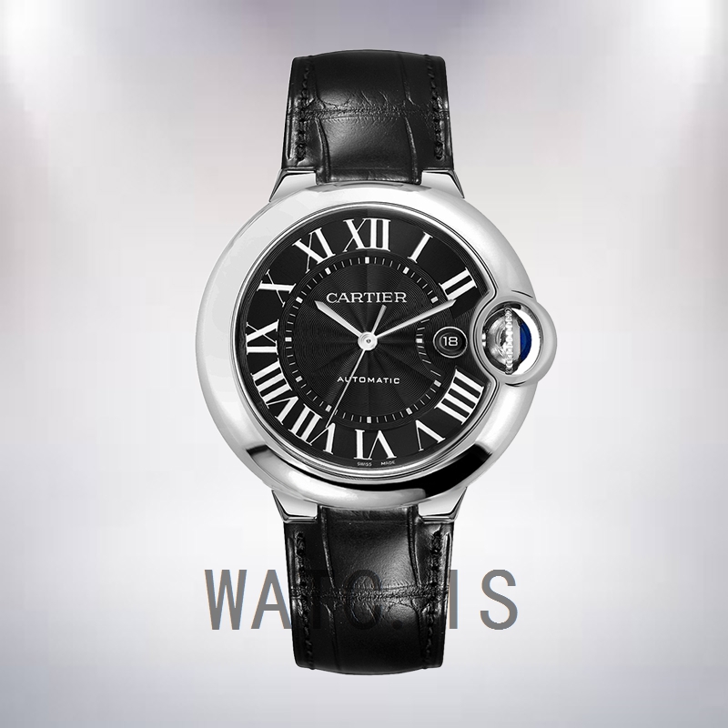 Cartier Ballon Bleu 36mm/42mm Men's WSBB0003 Black Dial Silver-tone