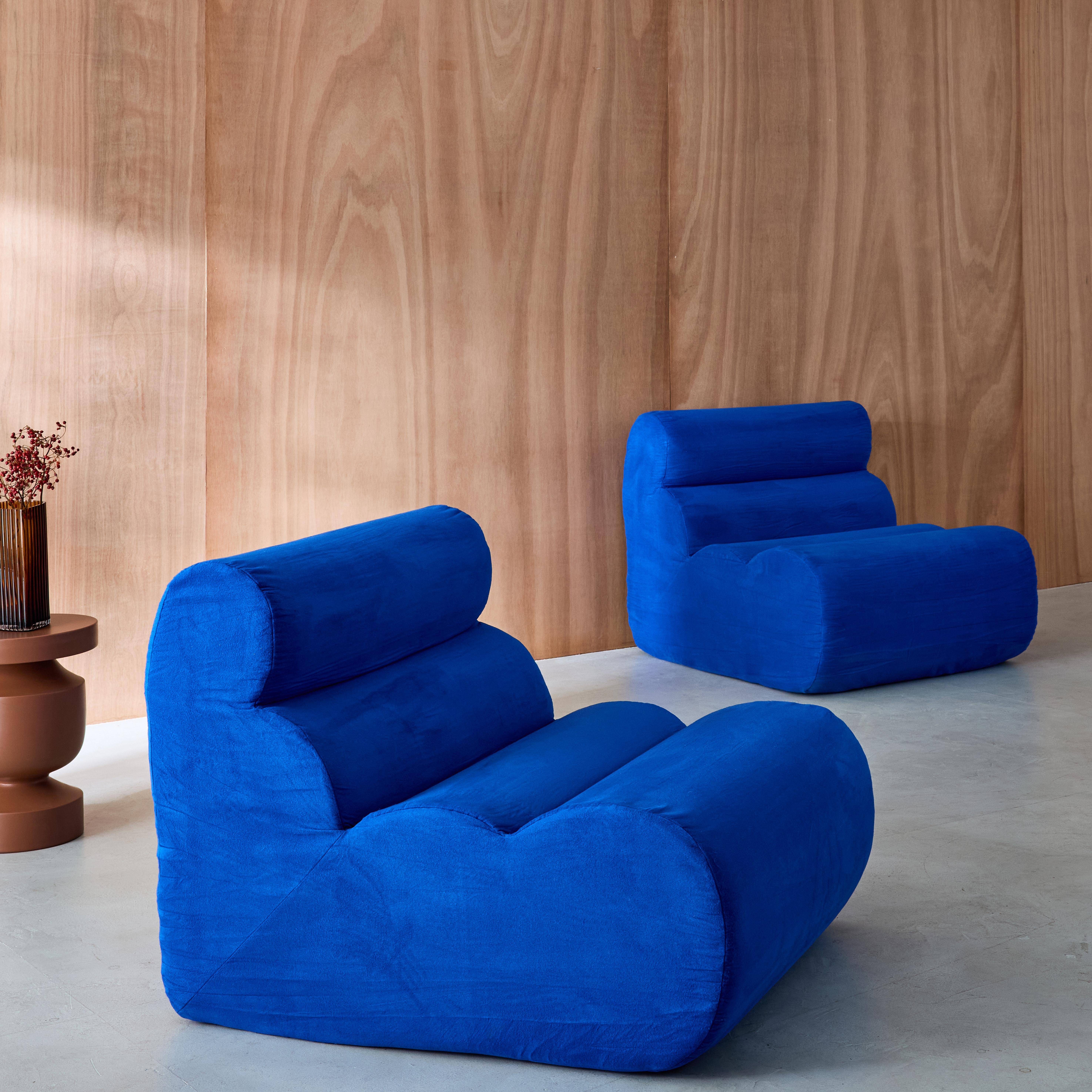 Nova tejido - Sofá modular en tela simple, 2 plazas
