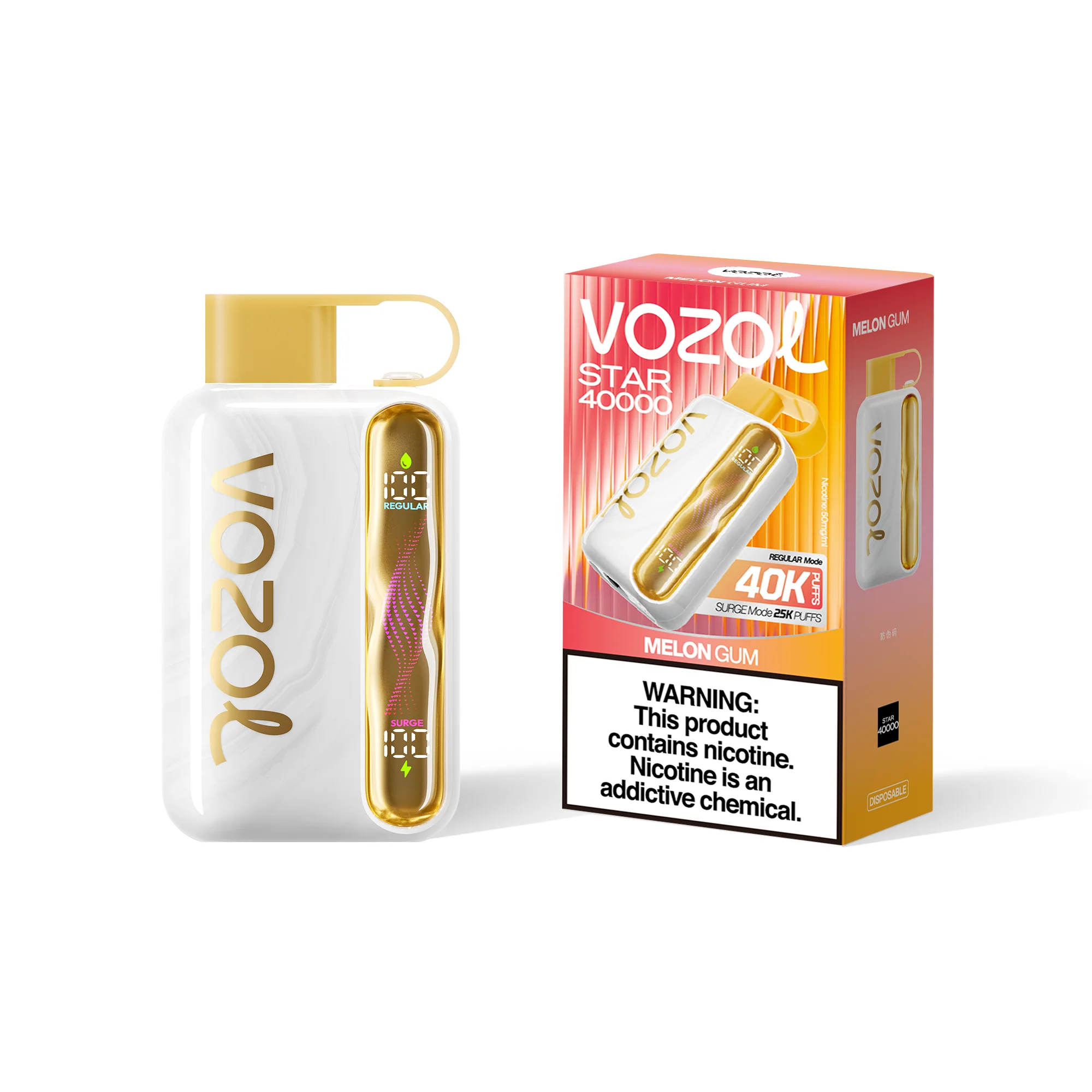 VOZOL STAR 40K cigarette électronique jetable (toutes les saveurs)