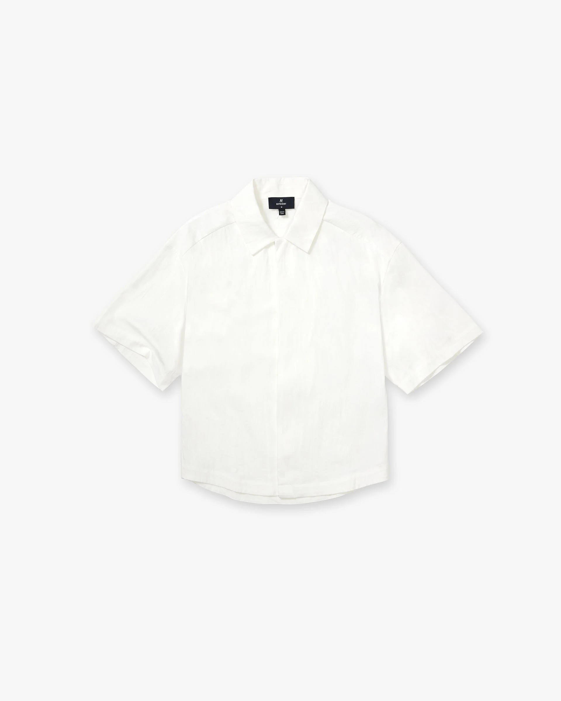 Initial Short Sleeve Shirt - Flat White