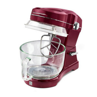 Elite Ovation 5 qt. 10-Speed Burgundy Stand Mixer