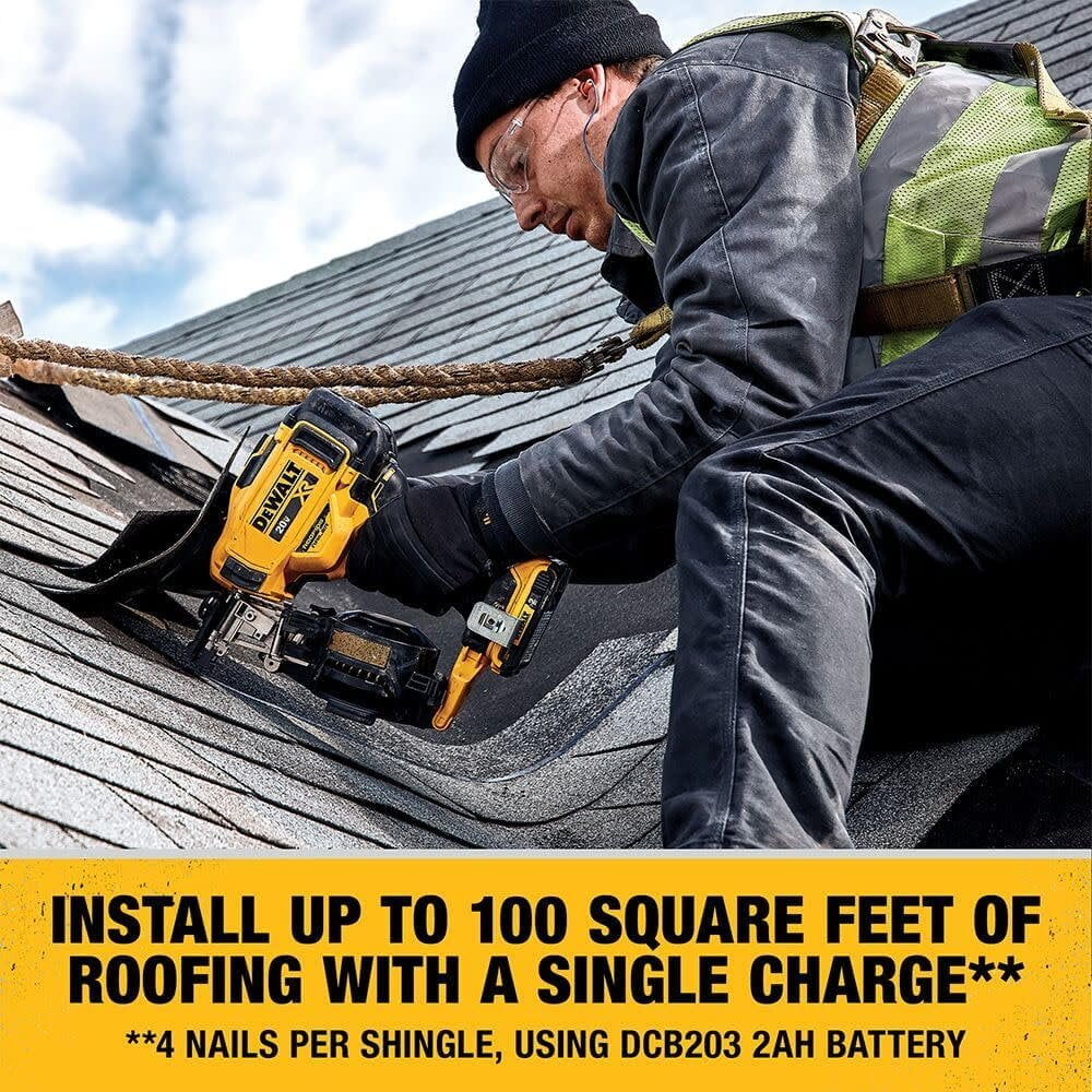 Dewalt 20V Max 15 Cordless Coil Roofing Nailer Kit - Image 5