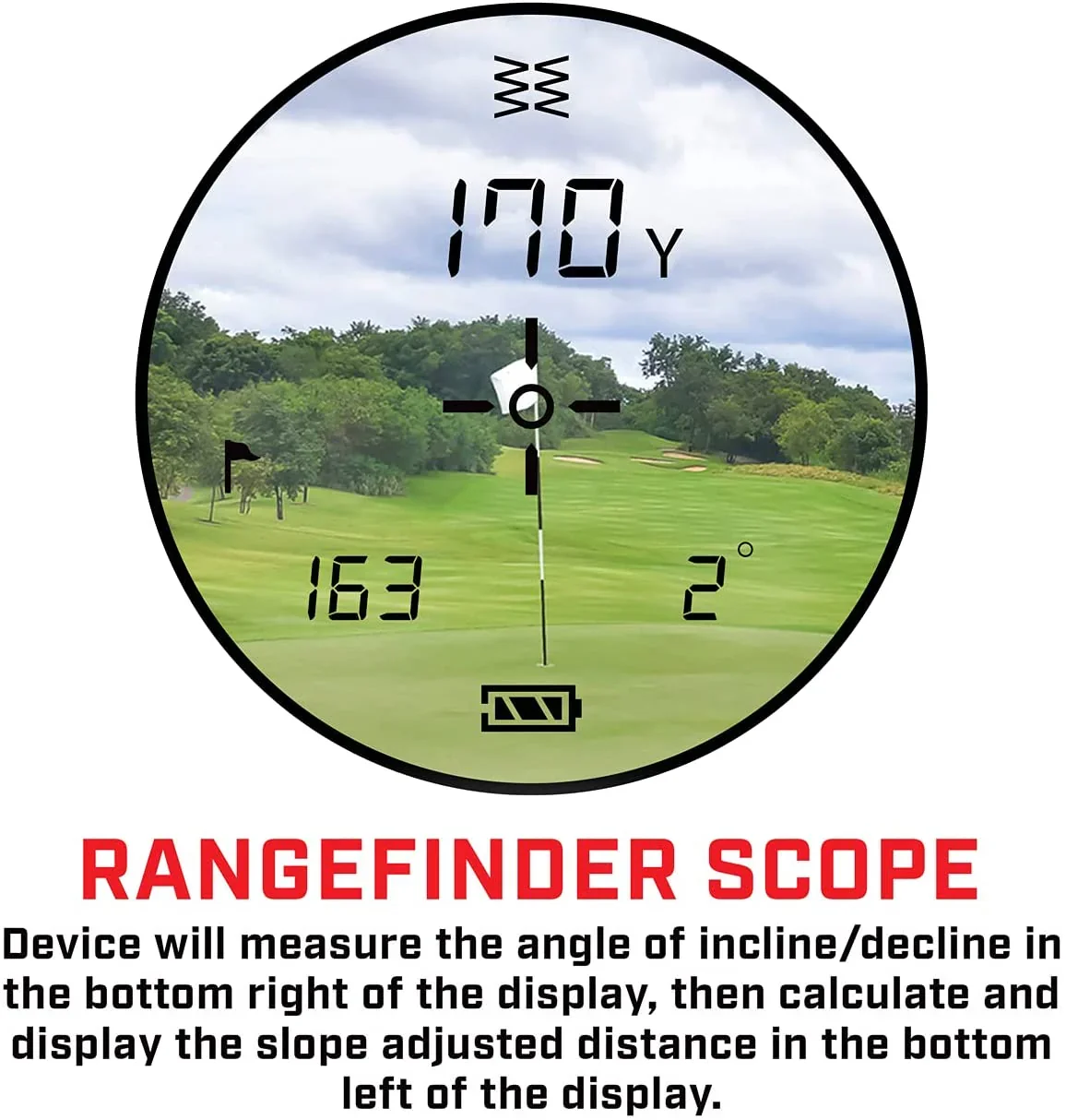 Callaway 300 Pro Slope Laser Golf Rangefinder, 6x, 5-1000 Yards - Enhanced 2021 Model - Image 5 Callaway 300 Pro Slope Laser Golf Rangefinder, 6x, 5-1000 Yards - Enhanced 2021 Model - Image 5