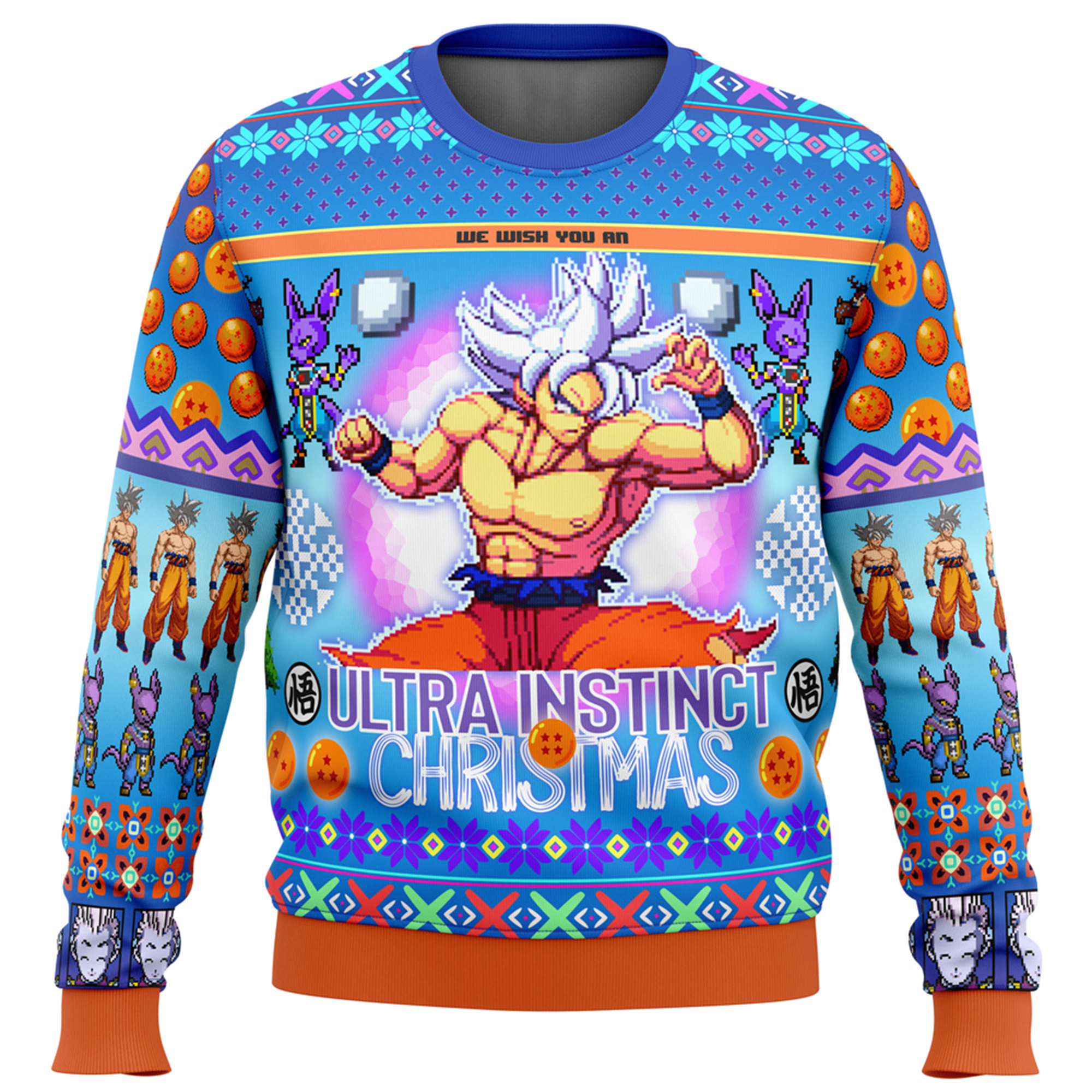 Unisex Anime Ugly Christmas Sweater TeeThreads Sustain the Scene with Custom Apparel