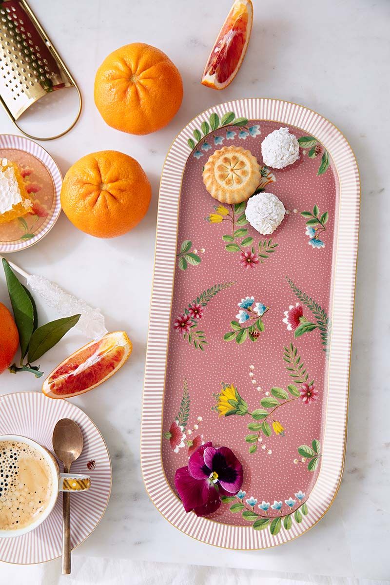 Cake Tray La Majorelle Pink 33.3x15.5cm