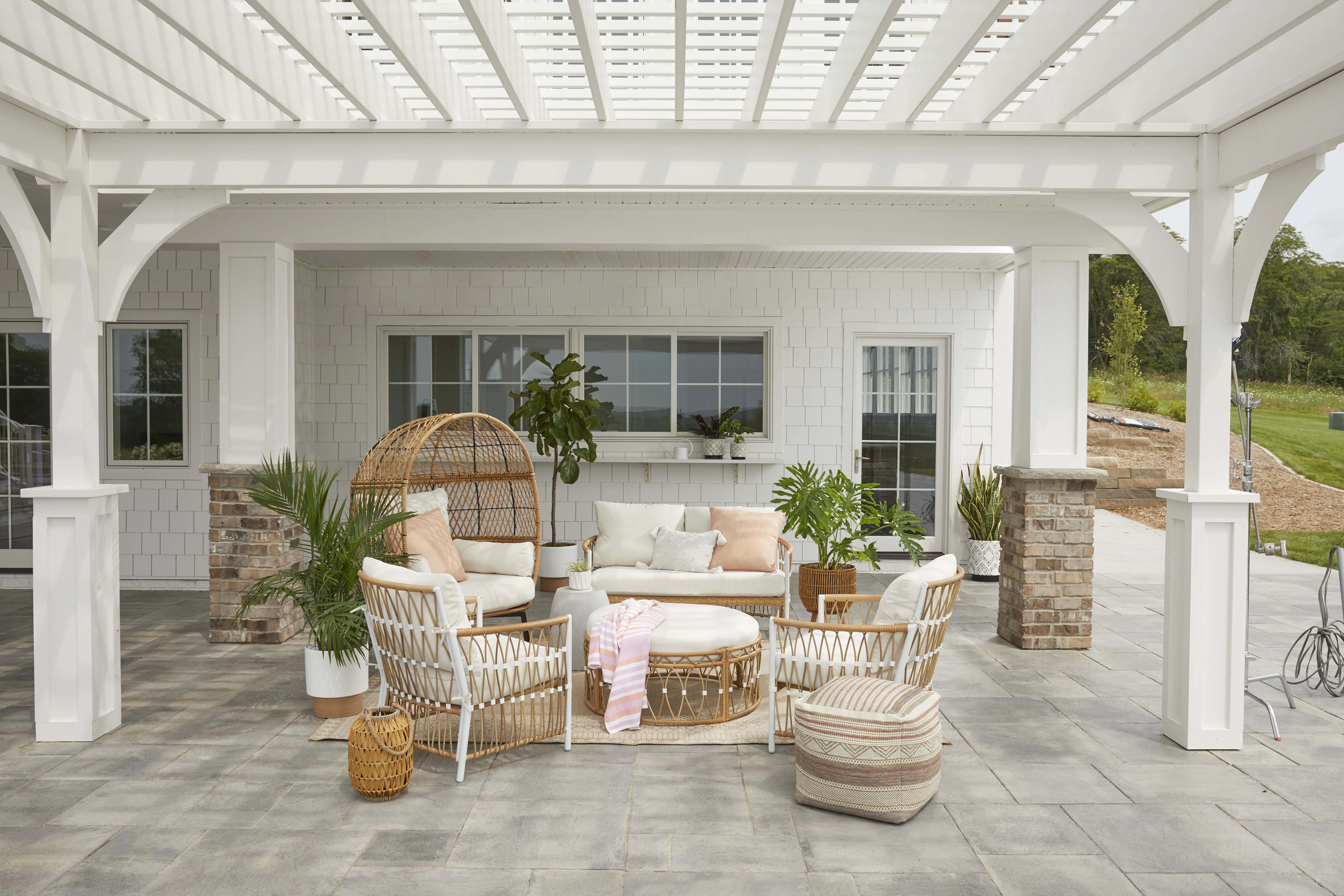 Better Homes & Gardens Lilah 2-Pack Outdoor Wicker Lounge Chairs, Black - Image 19