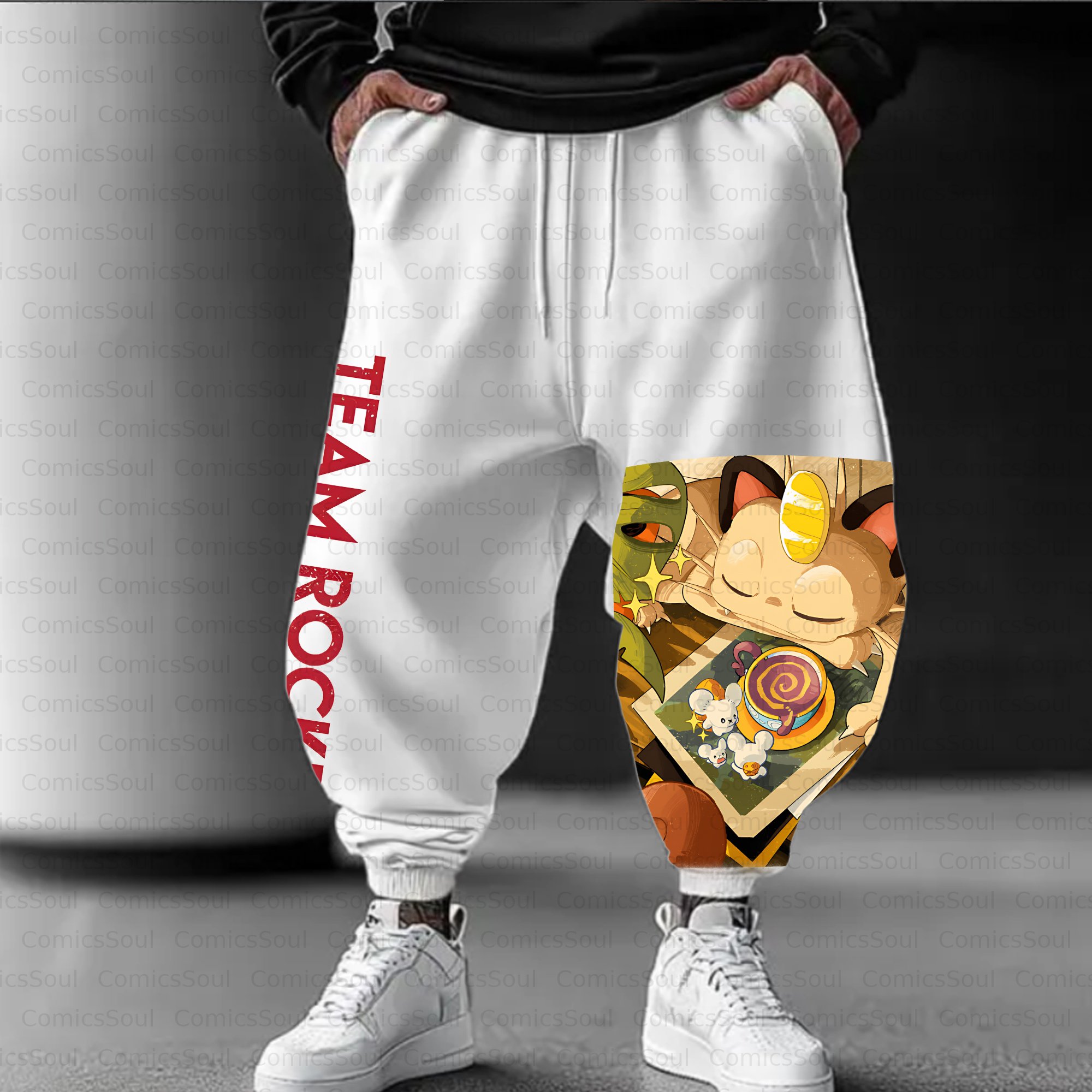 Unisex Casual Anime Streetwear Pant