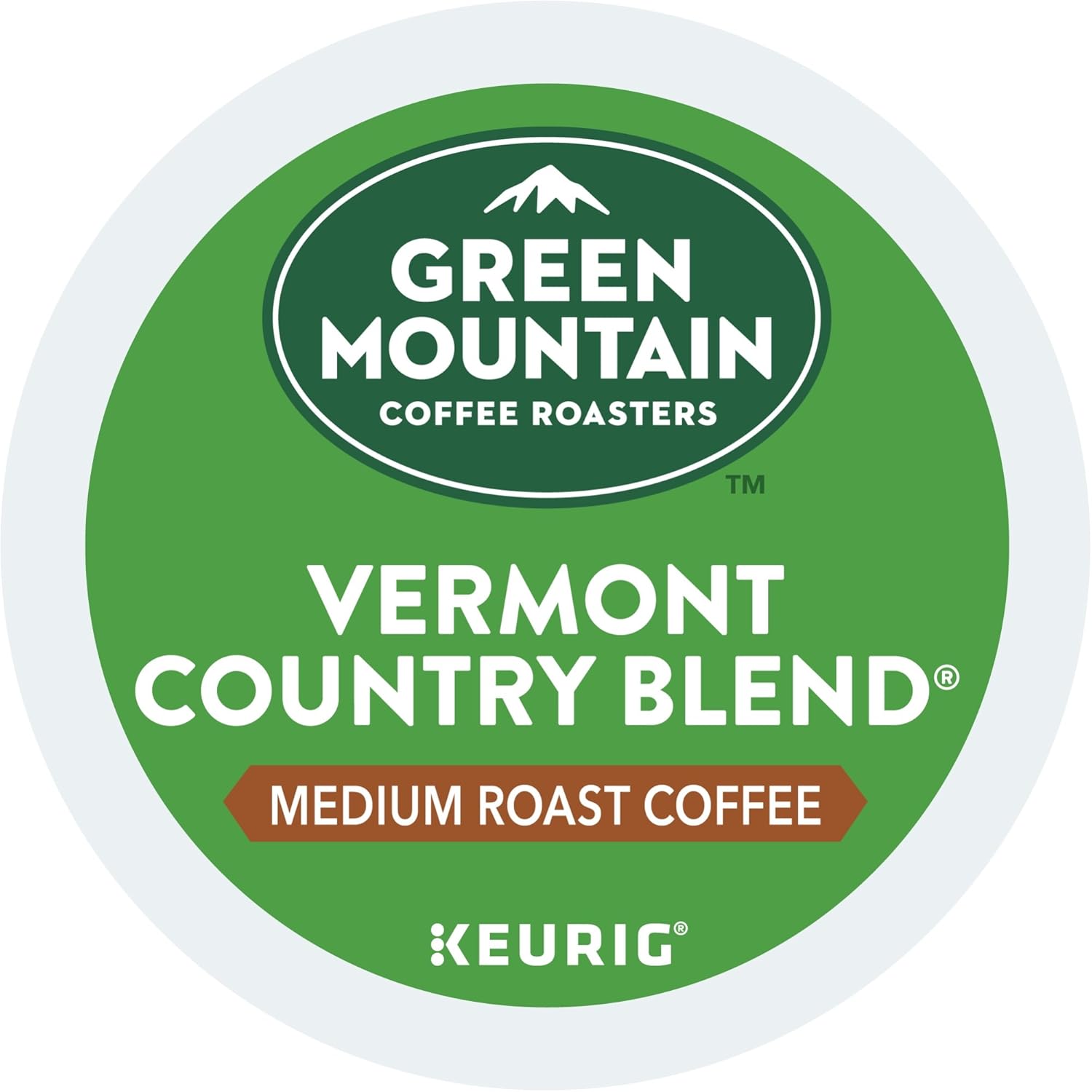 Green Mountain Coffee K-Cup. Vermont Country. 12 Count