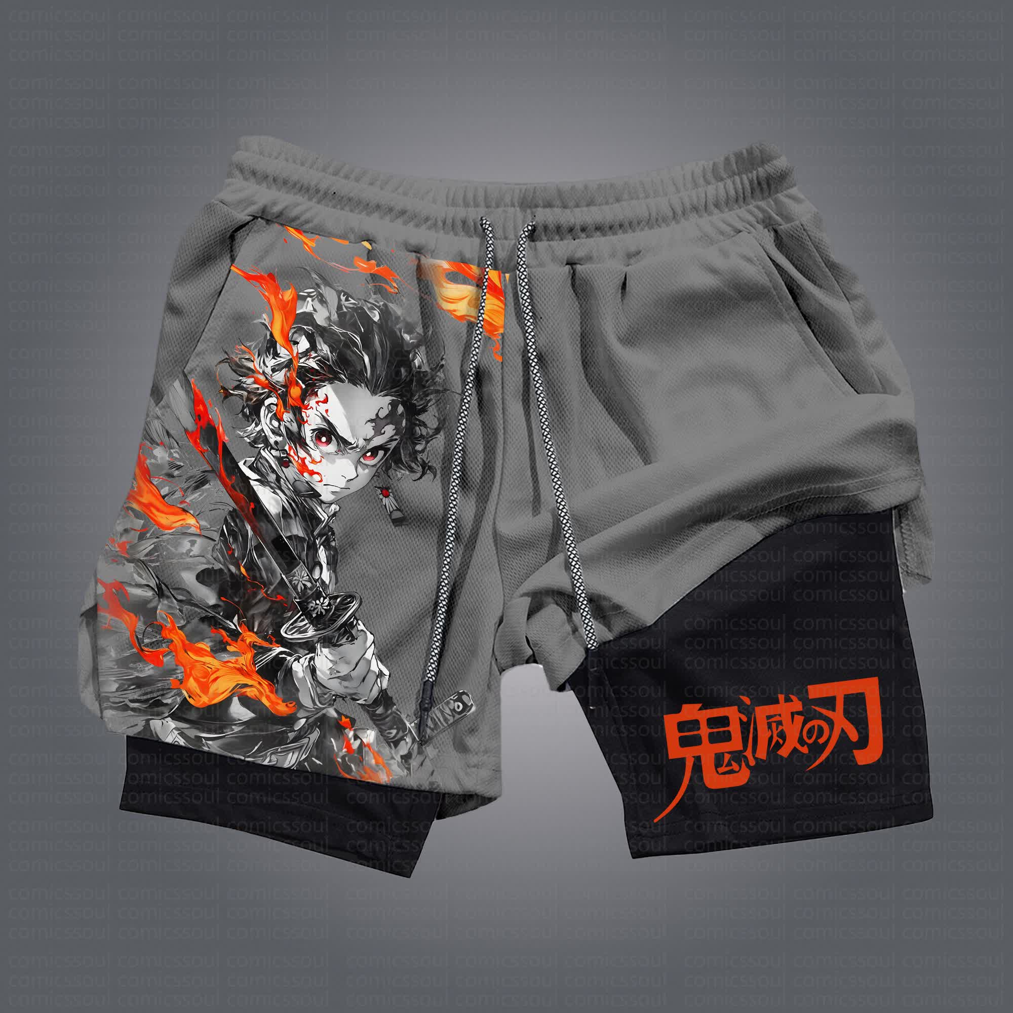 Unisex Casual Anime Streetwear Shorts 丨Comicssoul