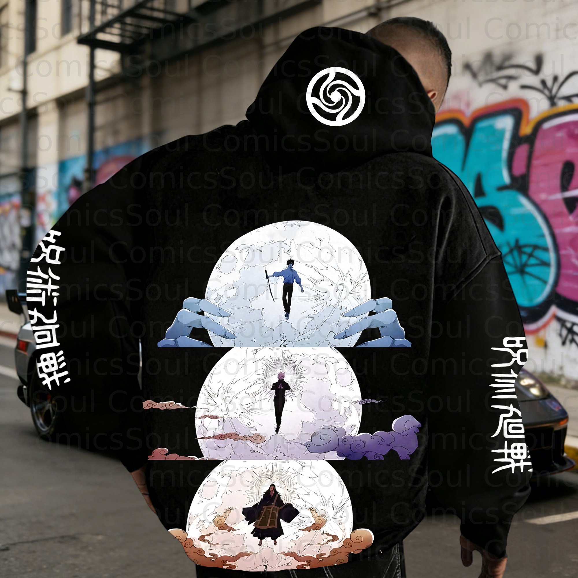 Unisex Graphic Streetwear Vintage Plush  Hoodie