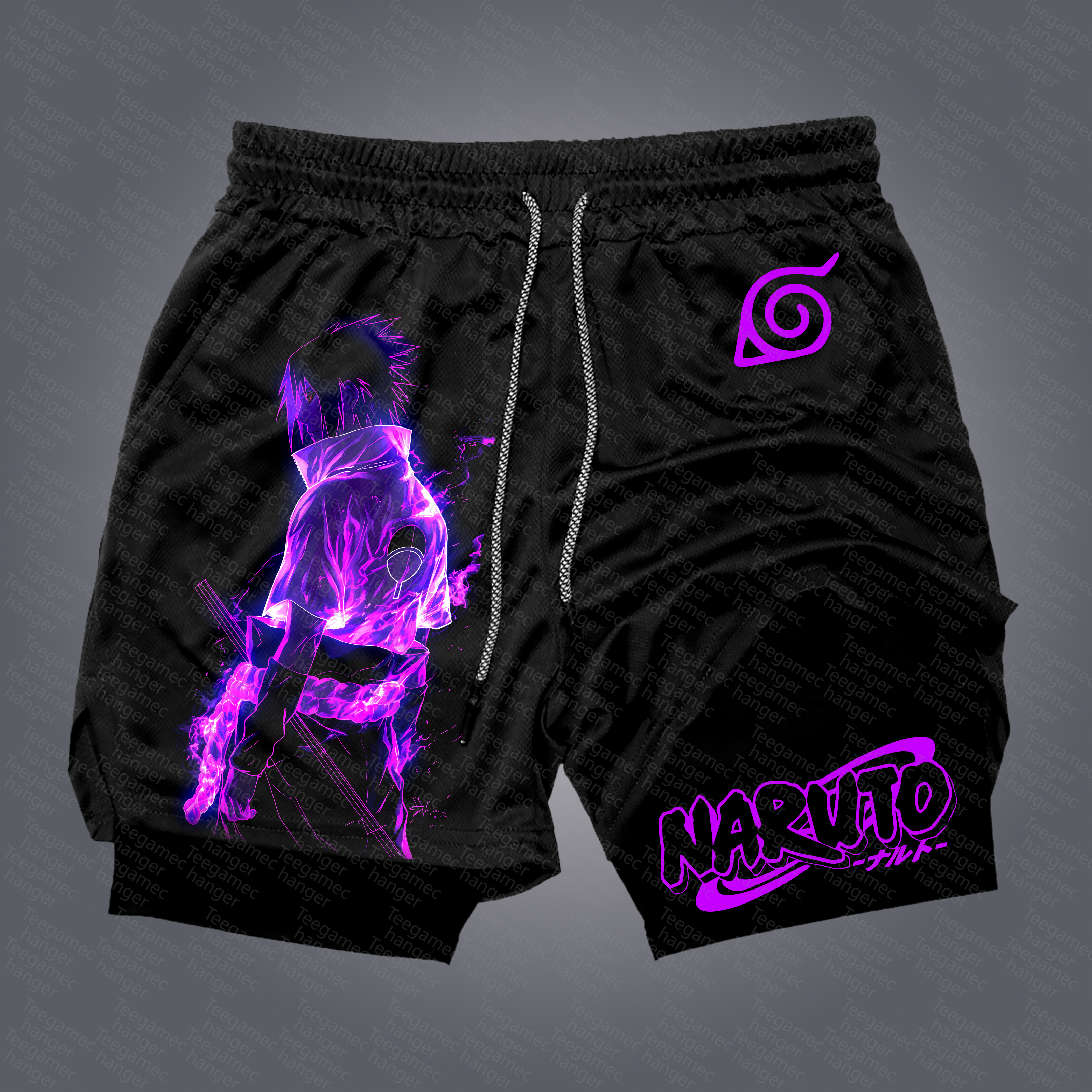 Unisex   Casual Anime Streetwear Shorts