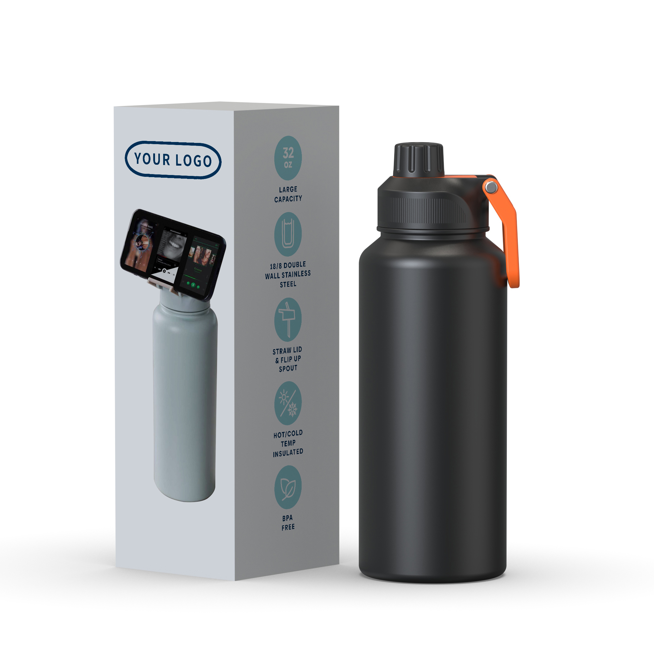 1000ml stainless steel vacuum flask
