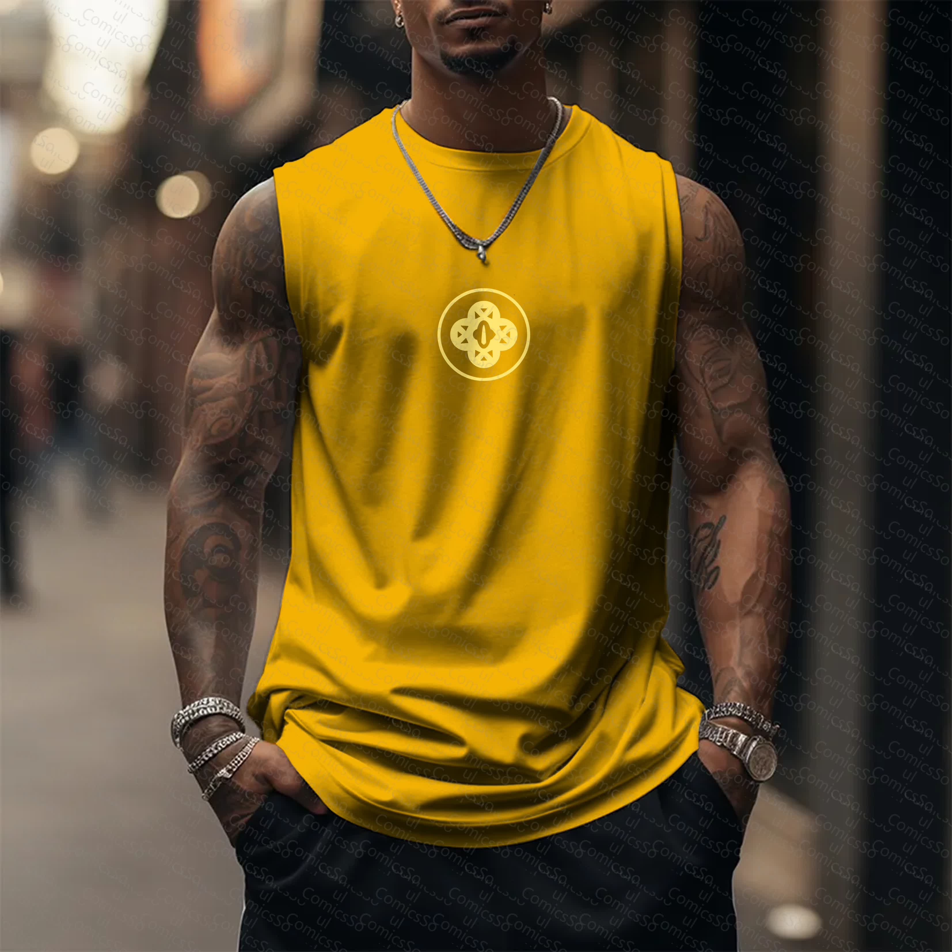 Unisex  “ Comicssoul” Casual Anime  Tank Top TeeThreads Sustain the Scene with Custom Apparel