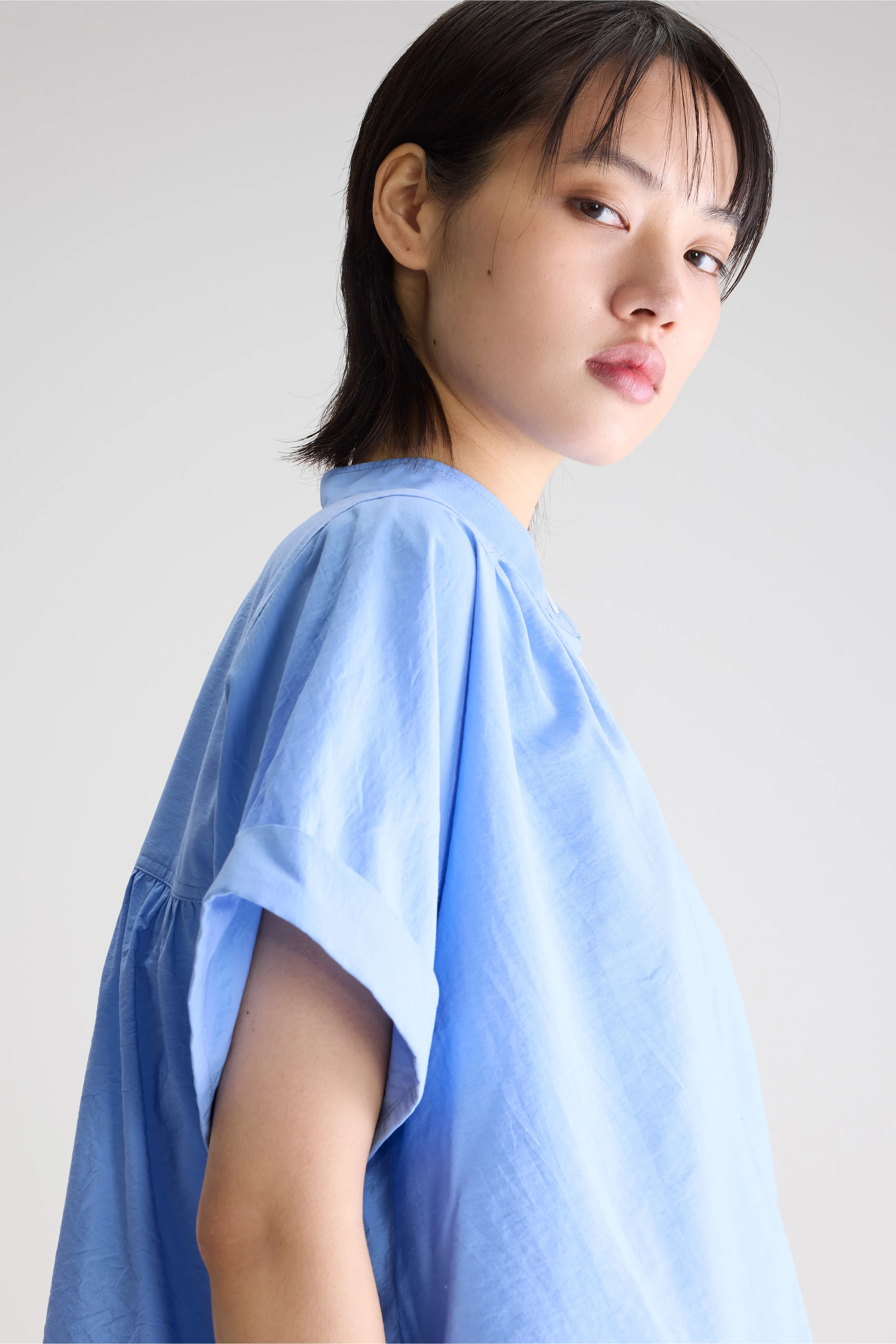 Bellerose Pear short-sleeve blouse (261 / W / BLUE SHIRT)