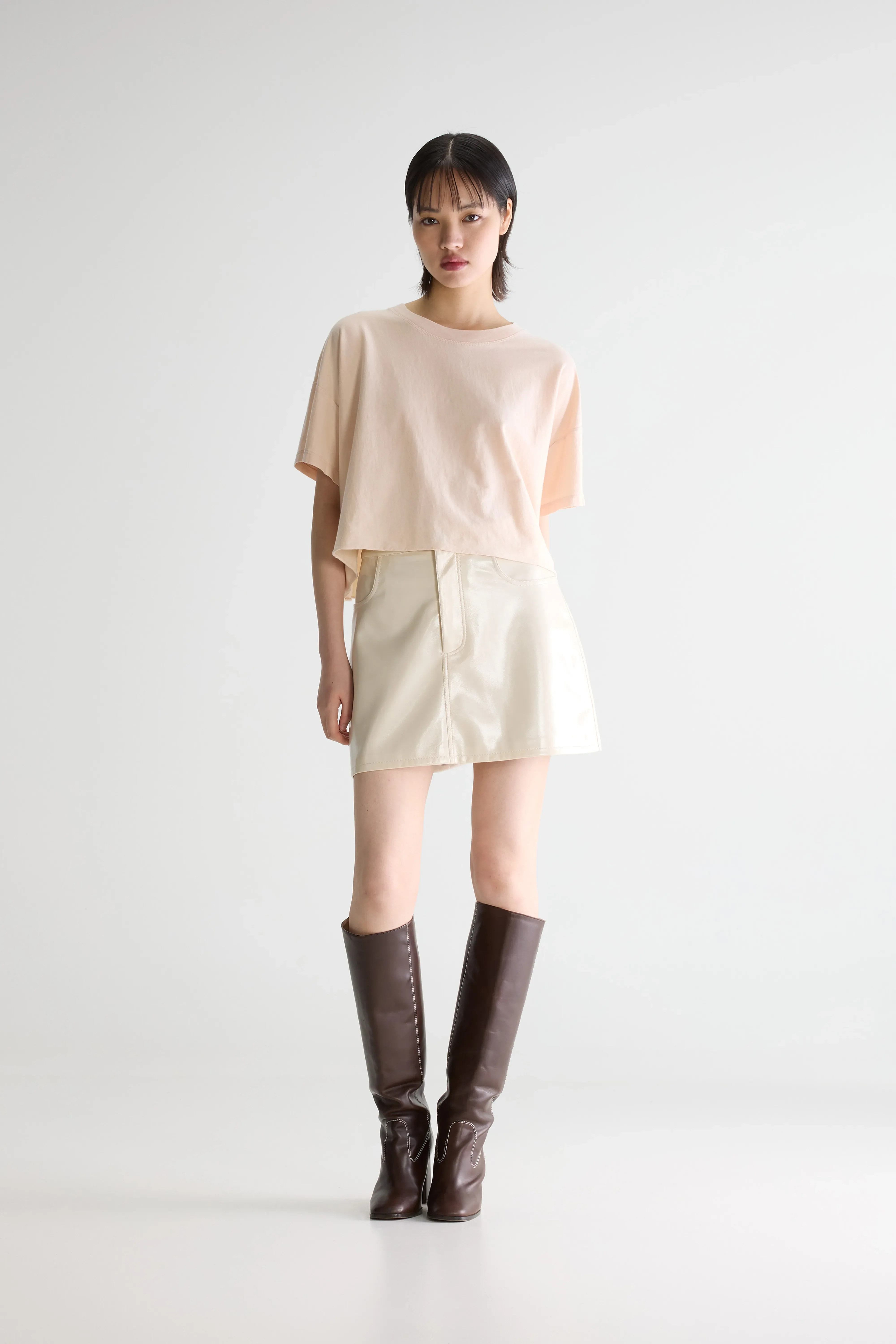 Bellerose Farpy cropped t-shirt (261 / W / BABE)