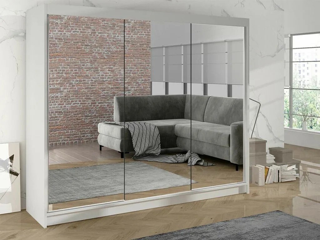 Armario Mueblestop 161 Blanco 215x200x58cm Puertas de armario - Correderas LGOB80889