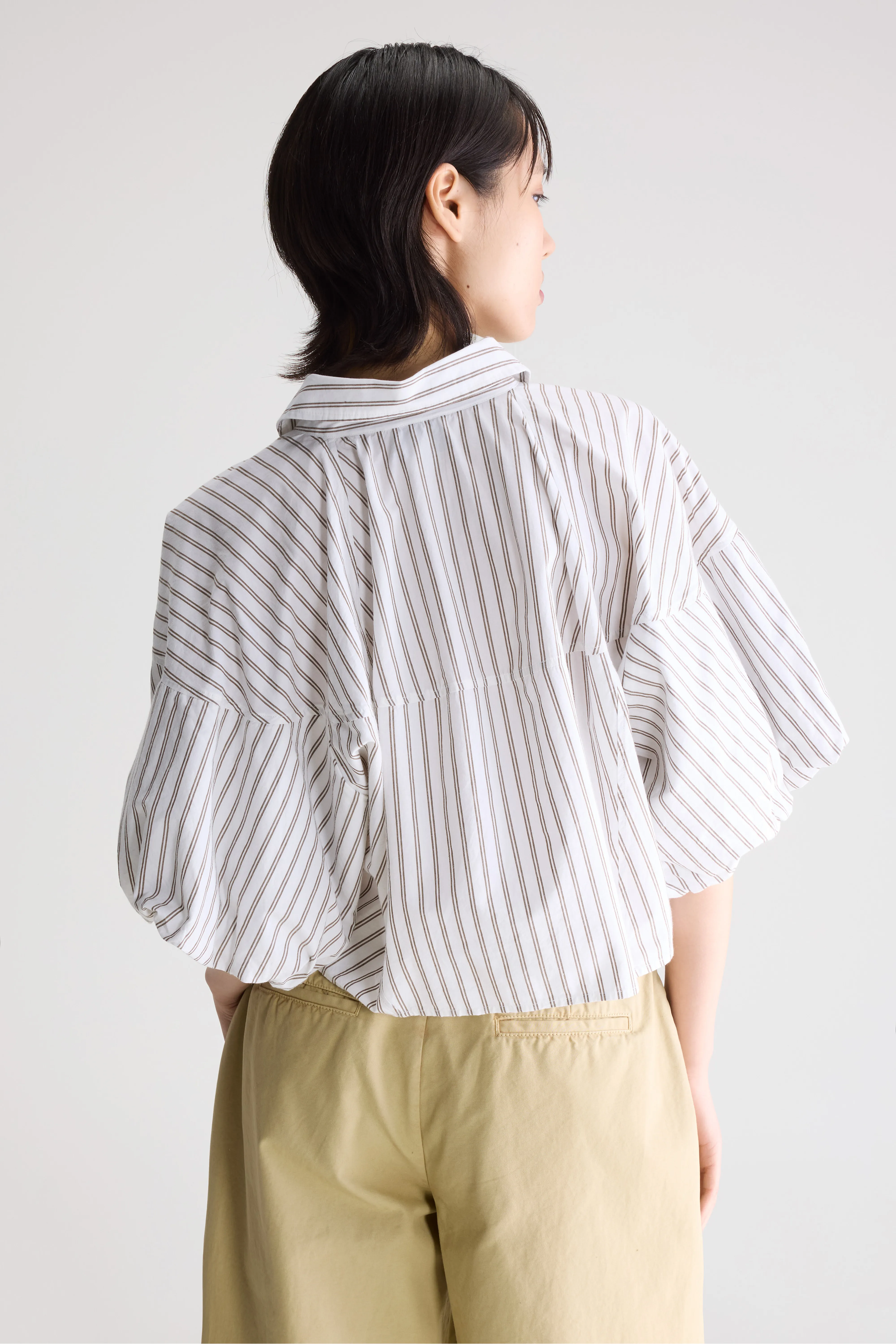 Bellerose Cassy balloon shirt (261 / W / STRIPE A)