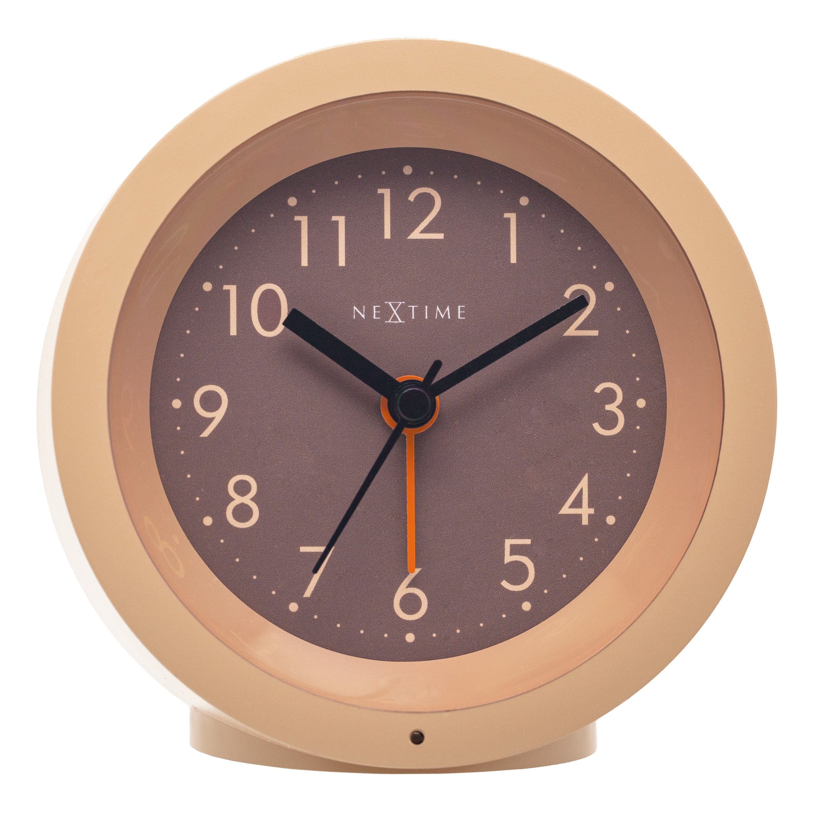 NeXtime - Tafelwekker Ø10,5 cm x 3,6 cm - Stil - Verlichte Wijzerplaat