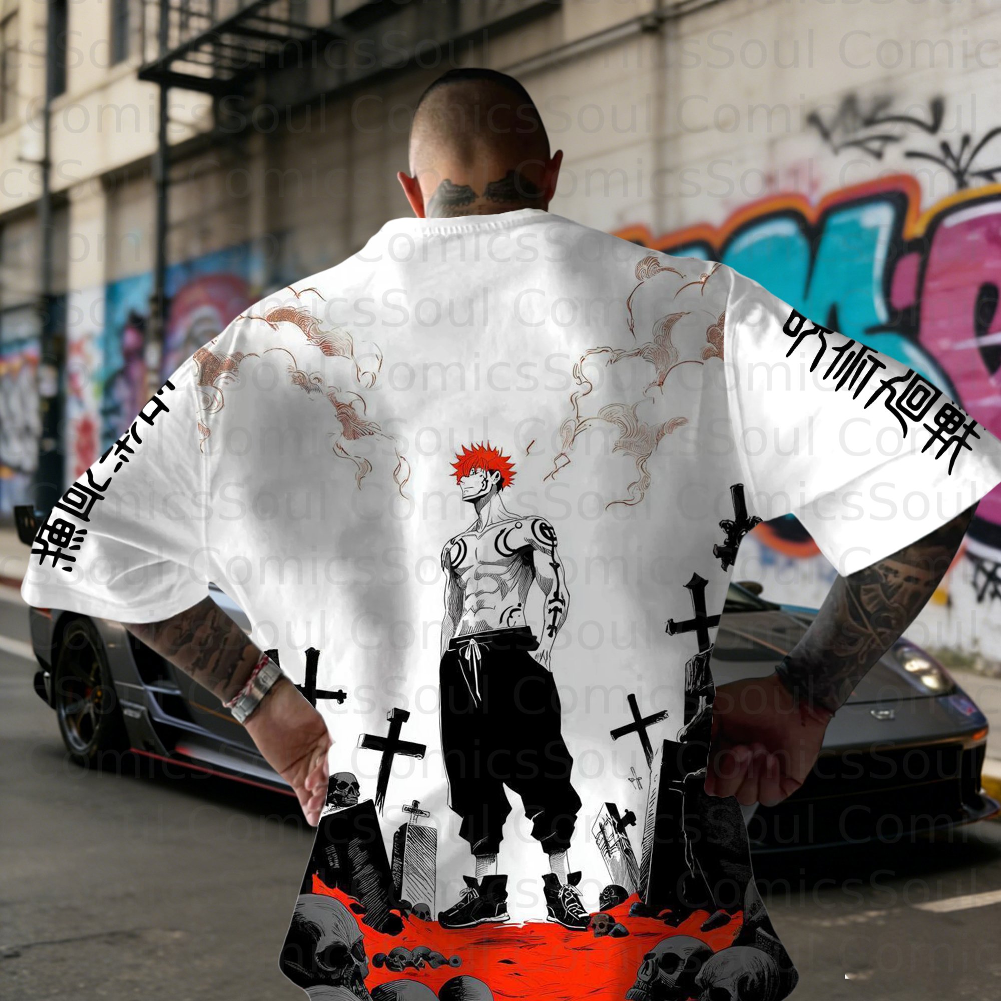 Unisex Anime Inspired Vintage T-Shirt